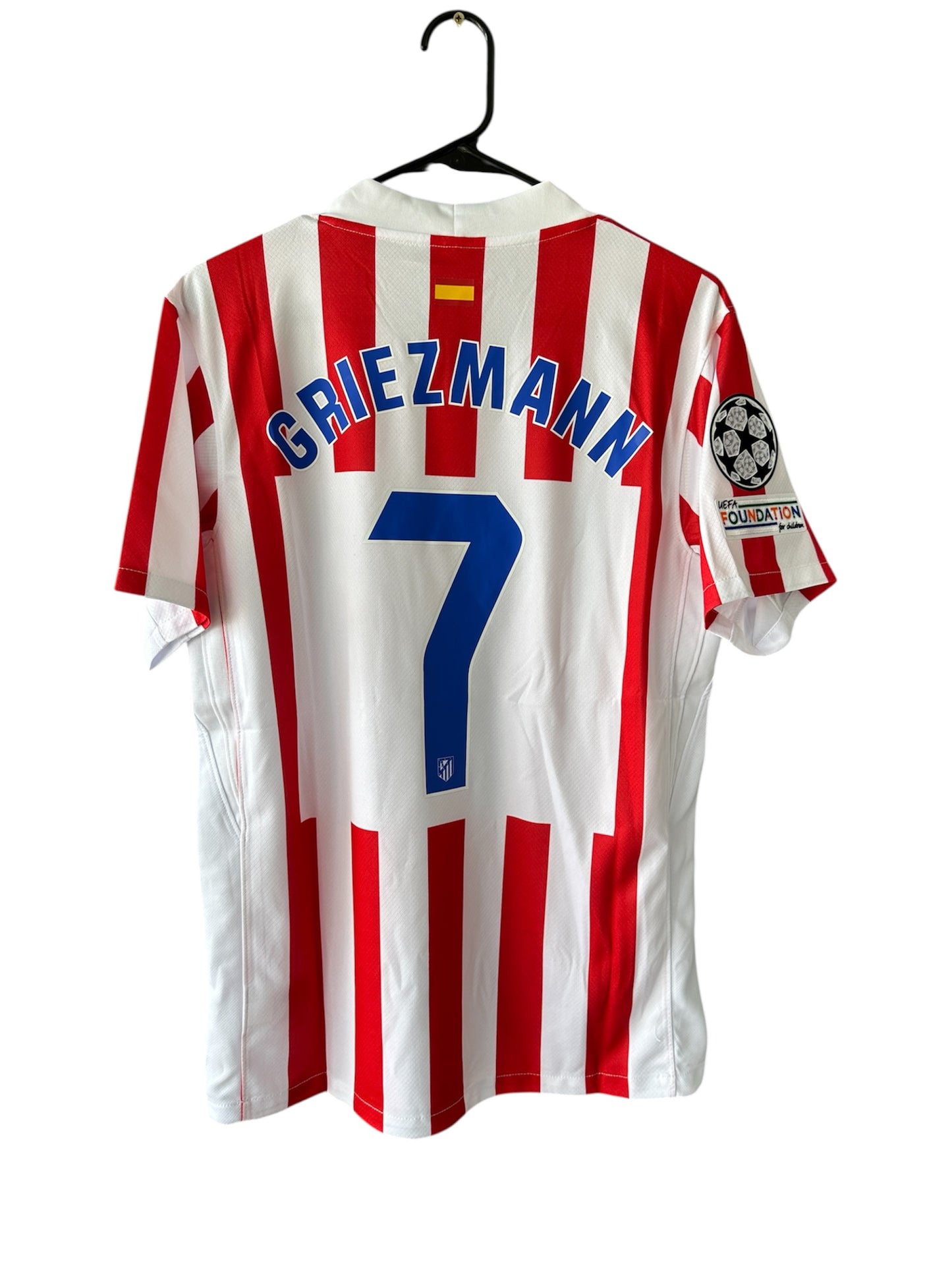 Atletico Madrid 2025/26 Home Jersey Antoine Griezmann #7 Red Men’s Soccer Size