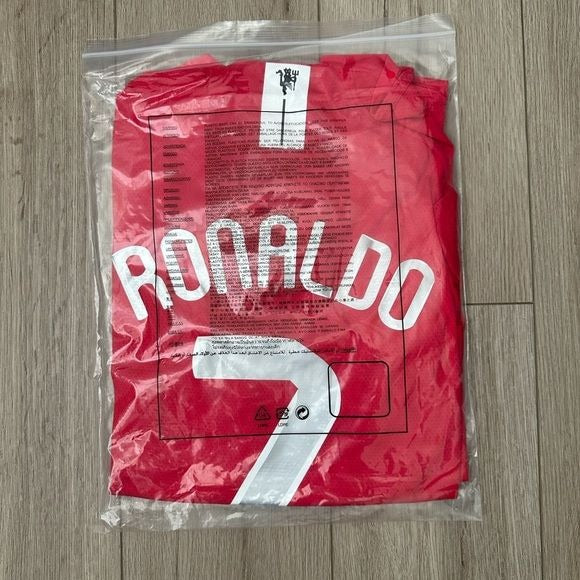 Manchester United Ronaldo #7 2008 UCL Final’s Retro Soccer Jersey Home Red Men