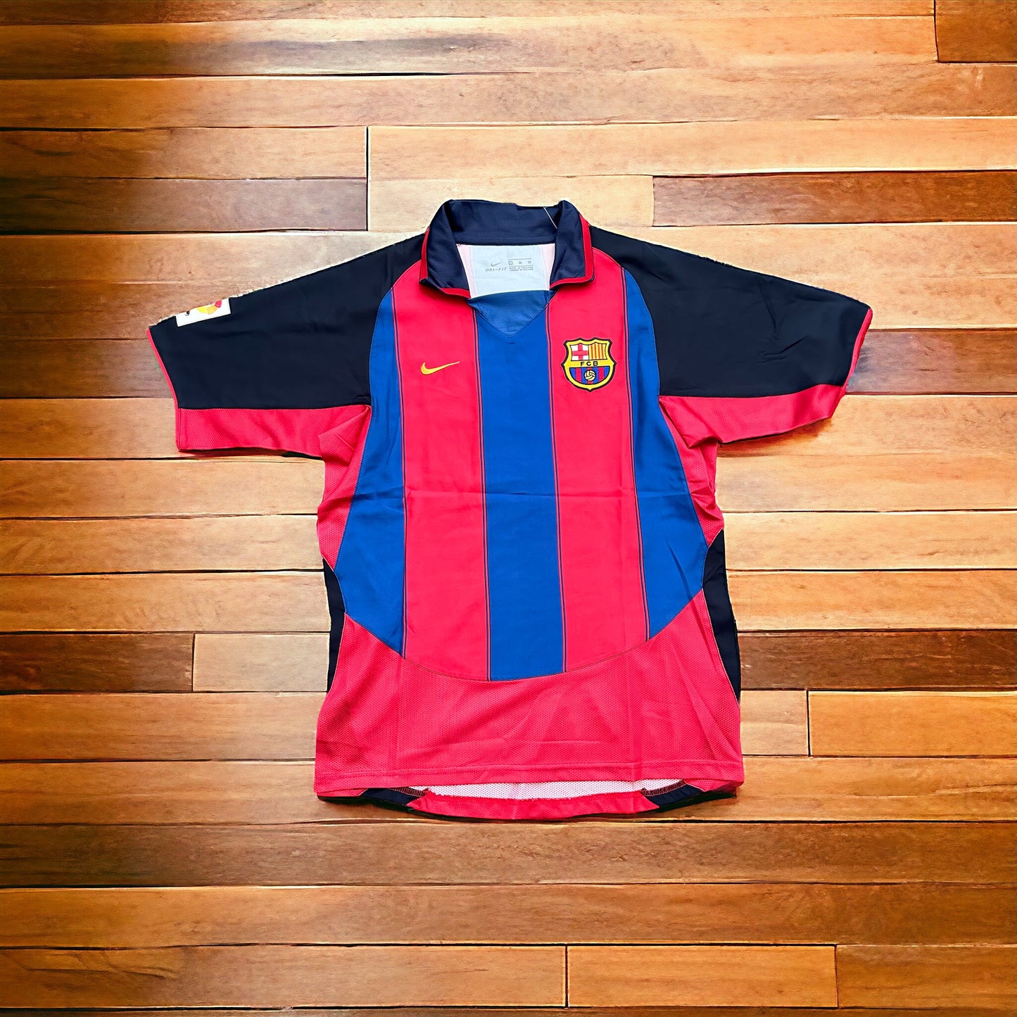 Barcelona Ronaldinho #10 Soccer Jersey Retro Men Size