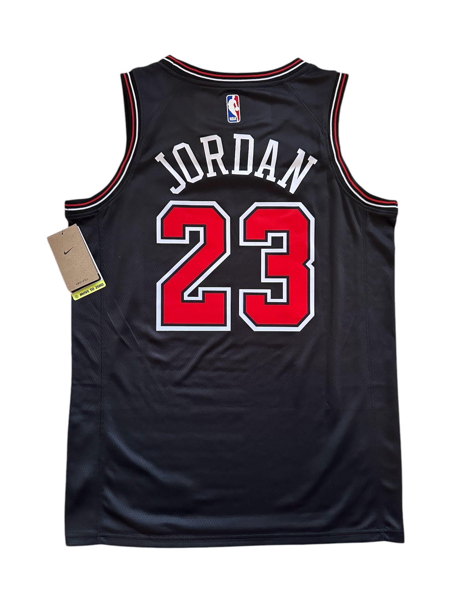Chicago Bulls Michael Jordan #23 Retro Basketball Jersey Black Men Size