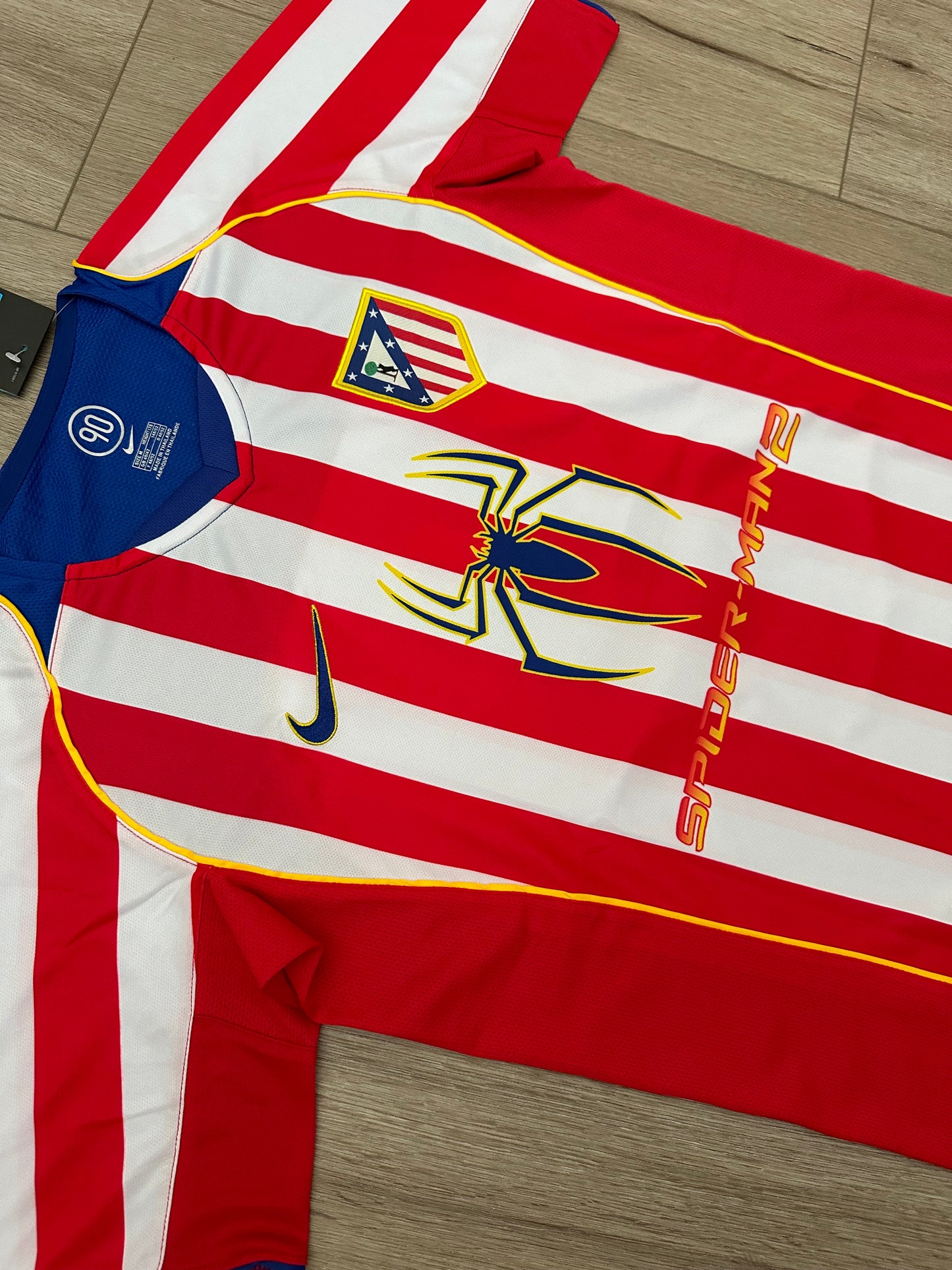 Fernando Torres Soccer Jersey Retro 04/05 Atletico Spider Man #9 Home retro Men