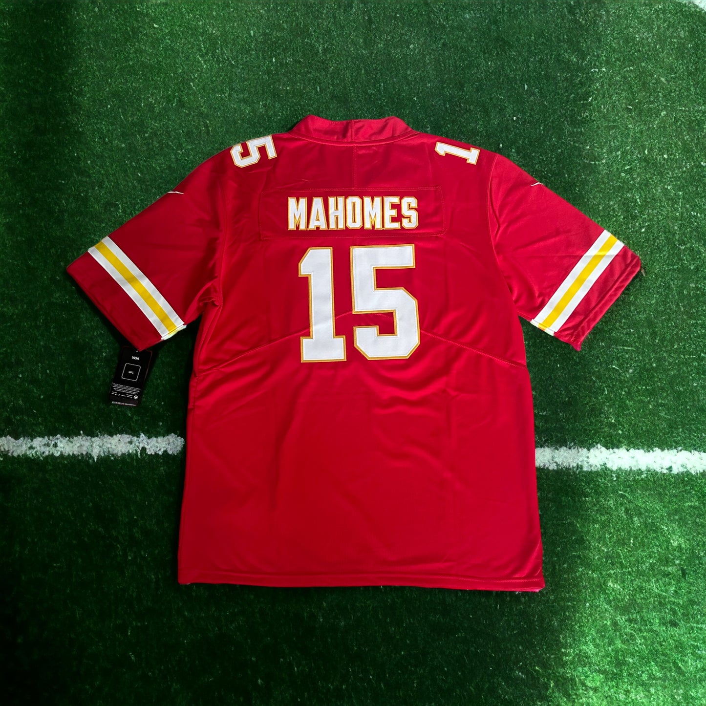 Kansas City Chiefs Patrick Mahomes Red American Football Jersey Men Plus Size
