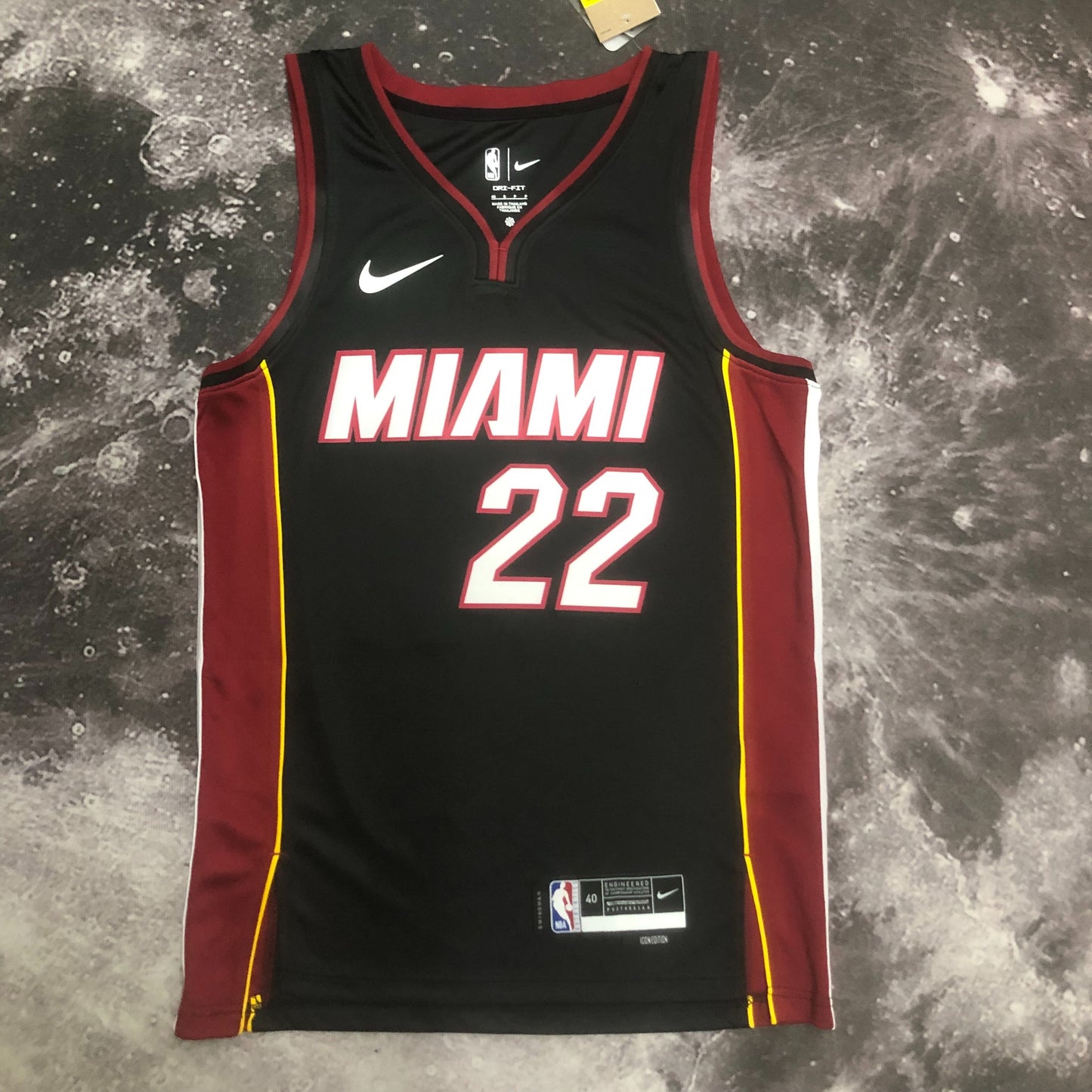 Miami Heat Jimmy Butler Basketball Jersey Black #22 Men Plus Size Team Club