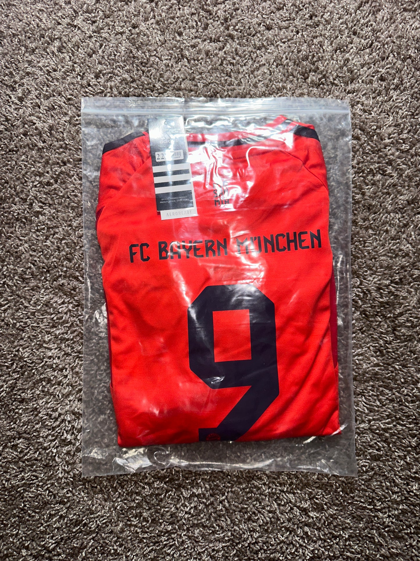 Bayern Munich Kane Kit Jersey and Shorts For Kids Home Red