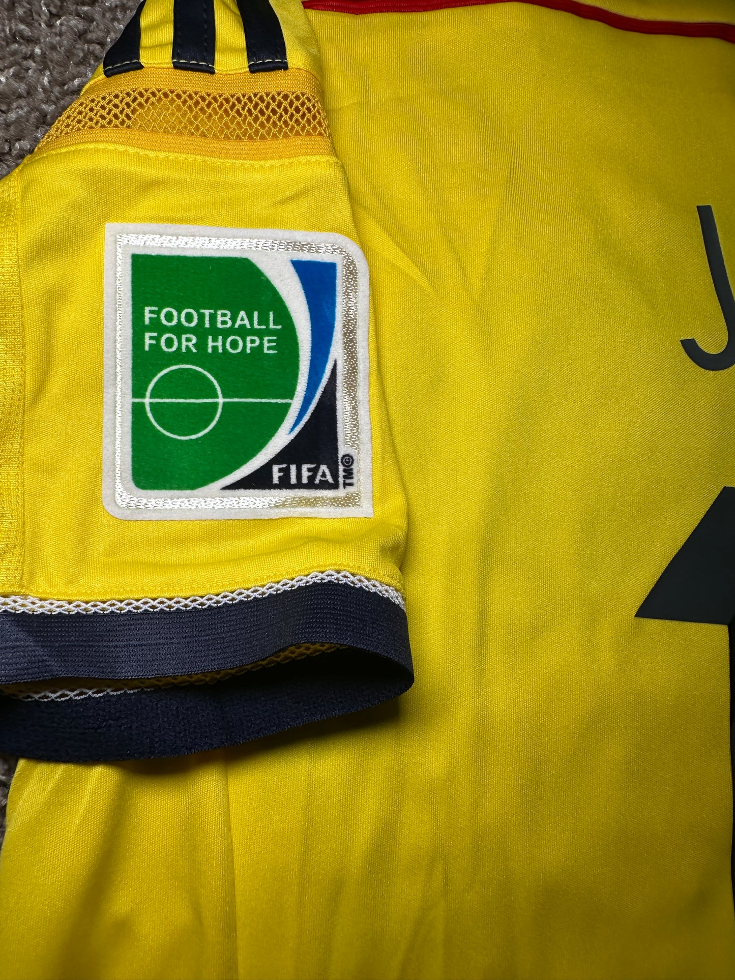 Colombia James Rodriguez #10 Home Yellow FWC Soccer Jersey 2014 Legend Men