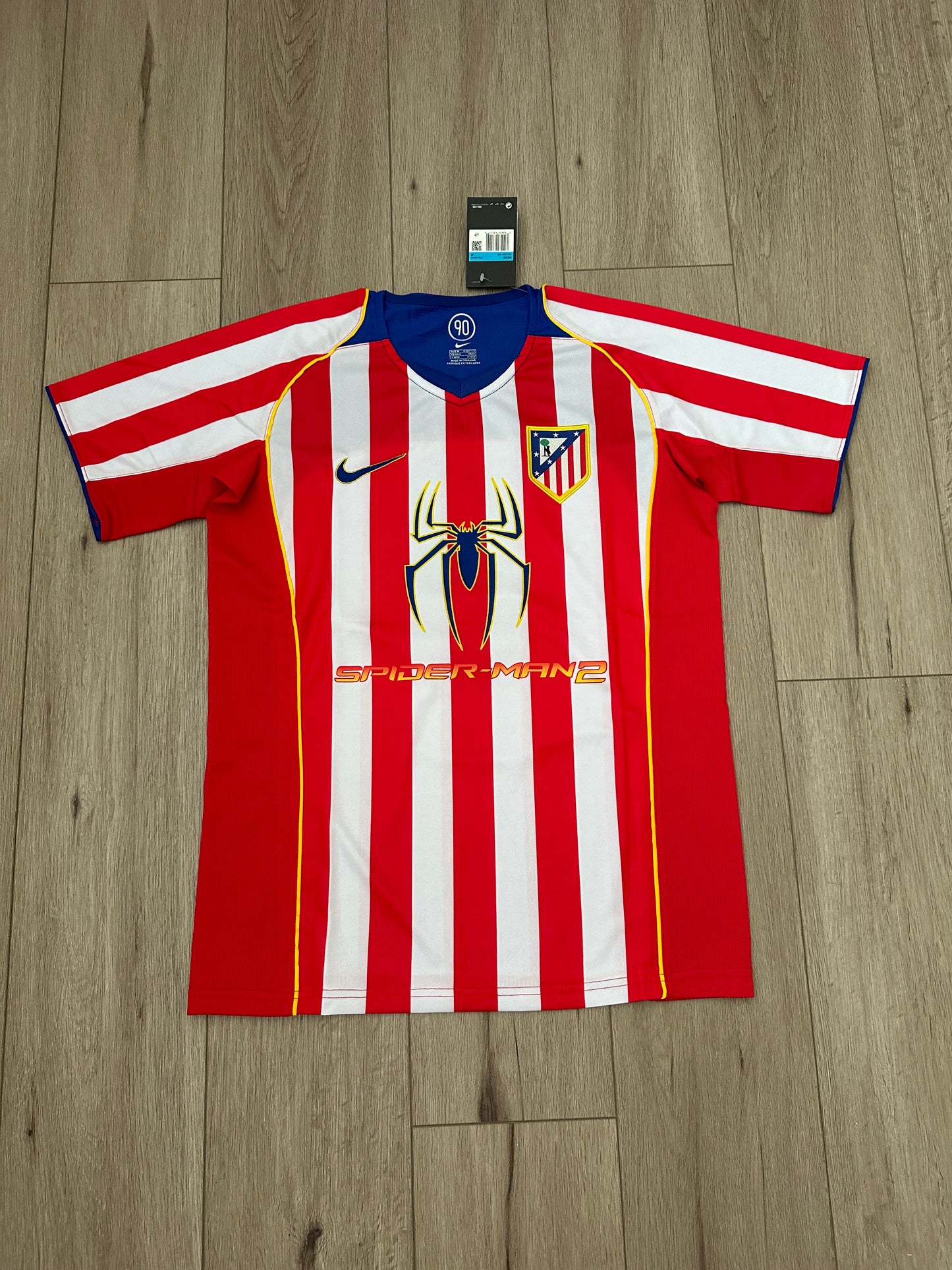 Fernando Torres Soccer Jersey Retro 04/05 Atletico Spider Man #9 Home retro Men