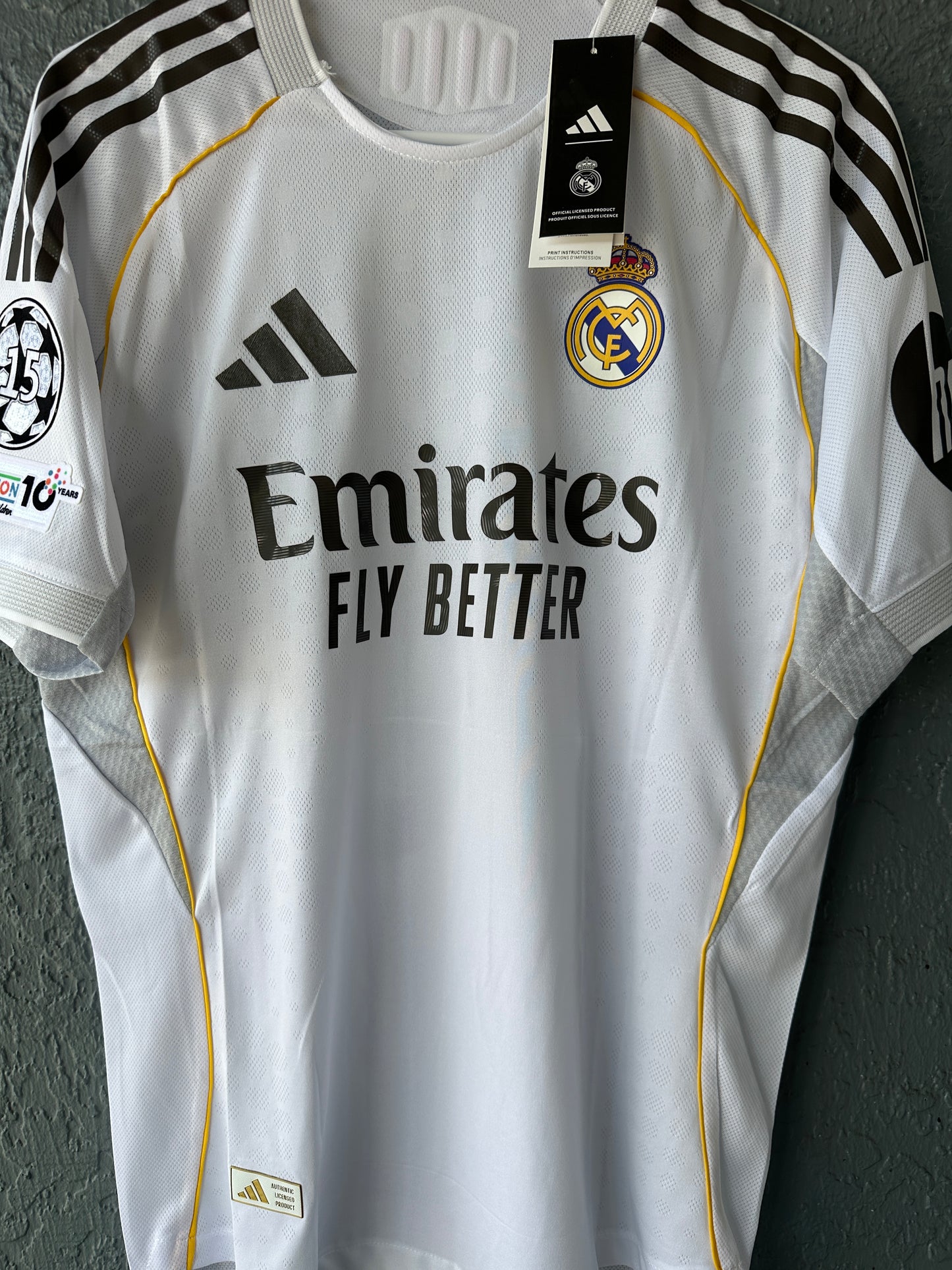 Real Madrid Mbappe 2025/26 Jersey Home Player Version