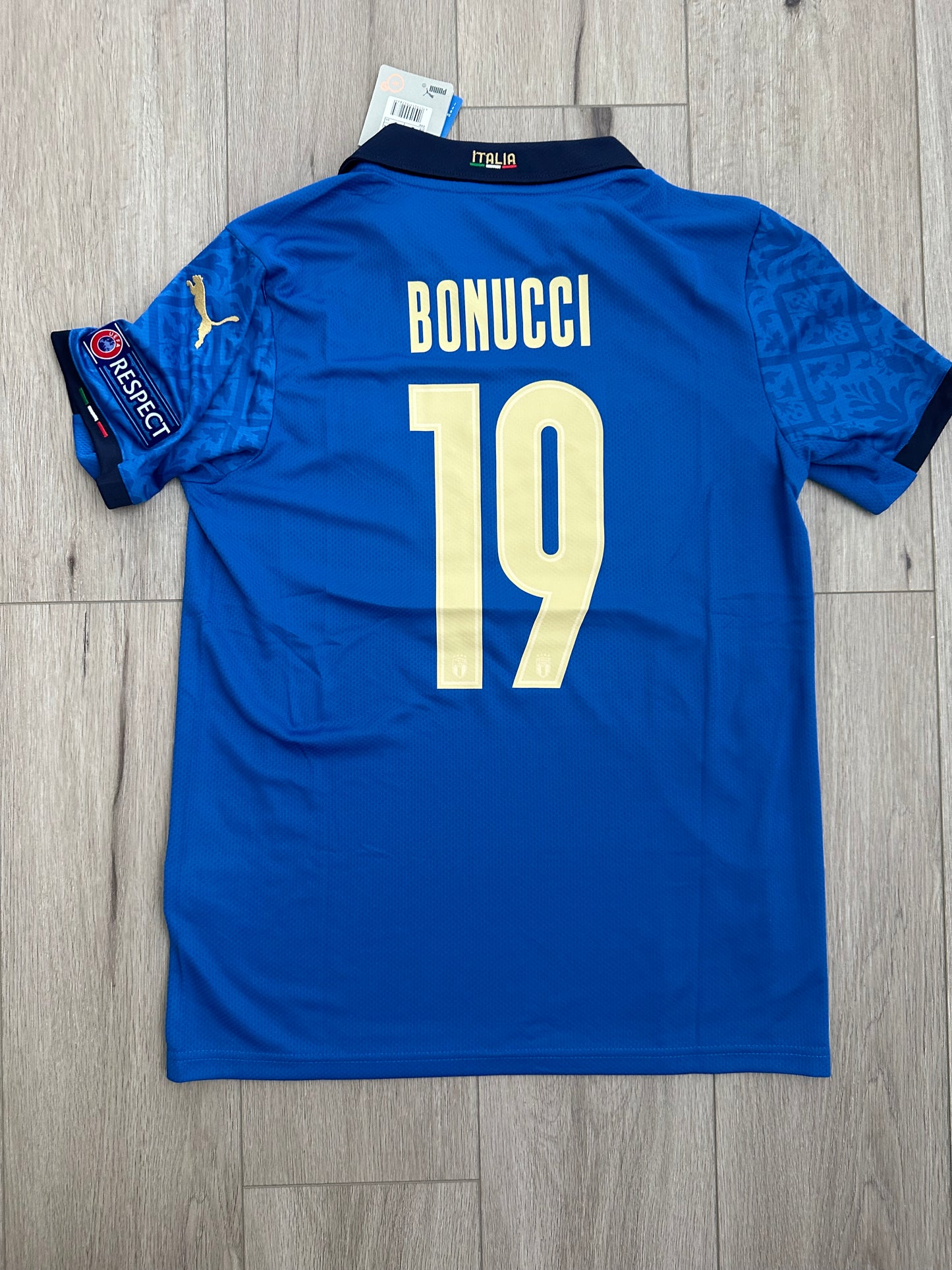 Italy Leonardo Bonucci #19 Soccer Jersey Final Euro 2021 Regular Size men Team