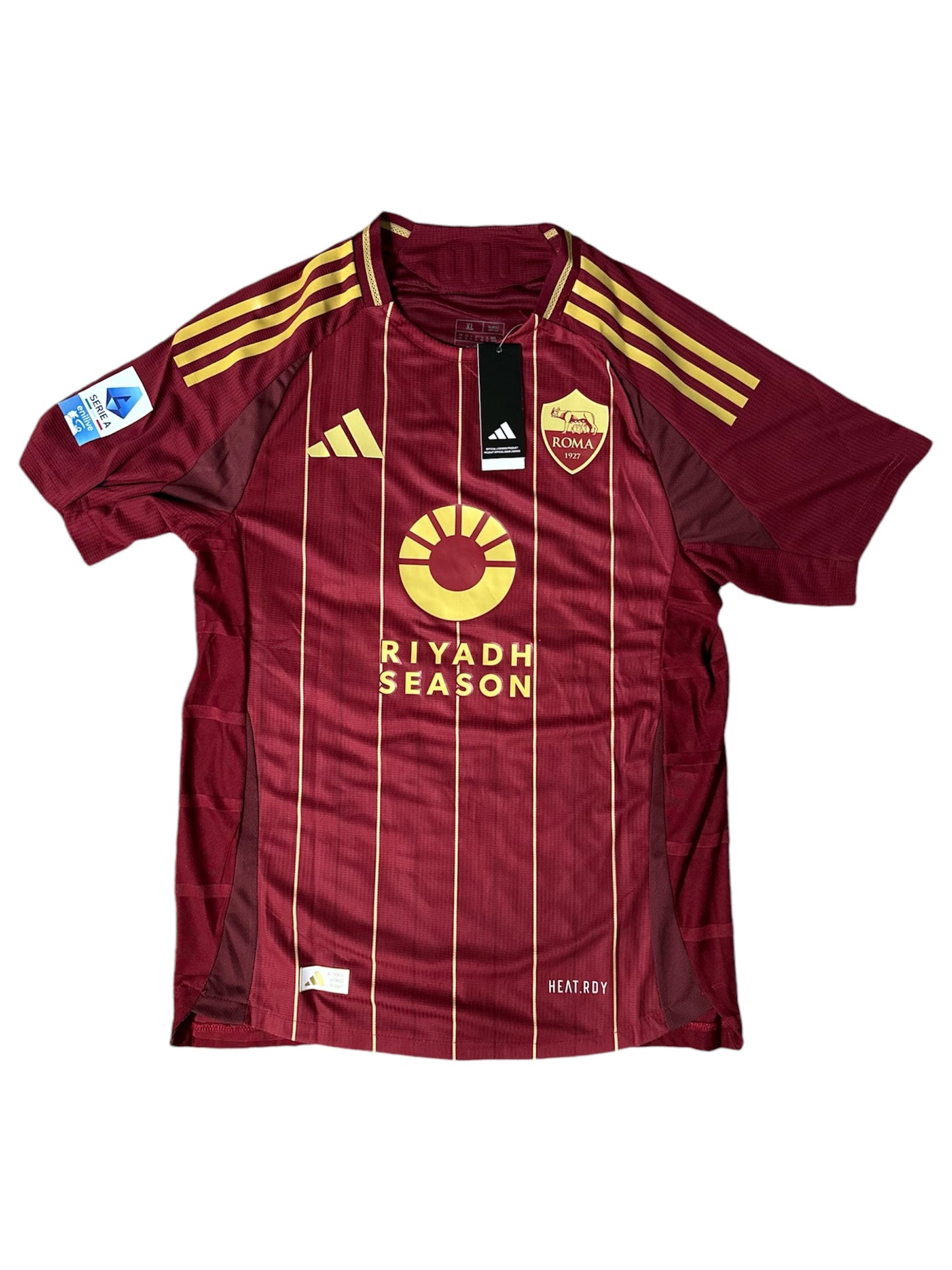 Roma Paulo Dybala #21 Soccer Jersey 2024/25 Home Red Calcio Men Shirt Size Club