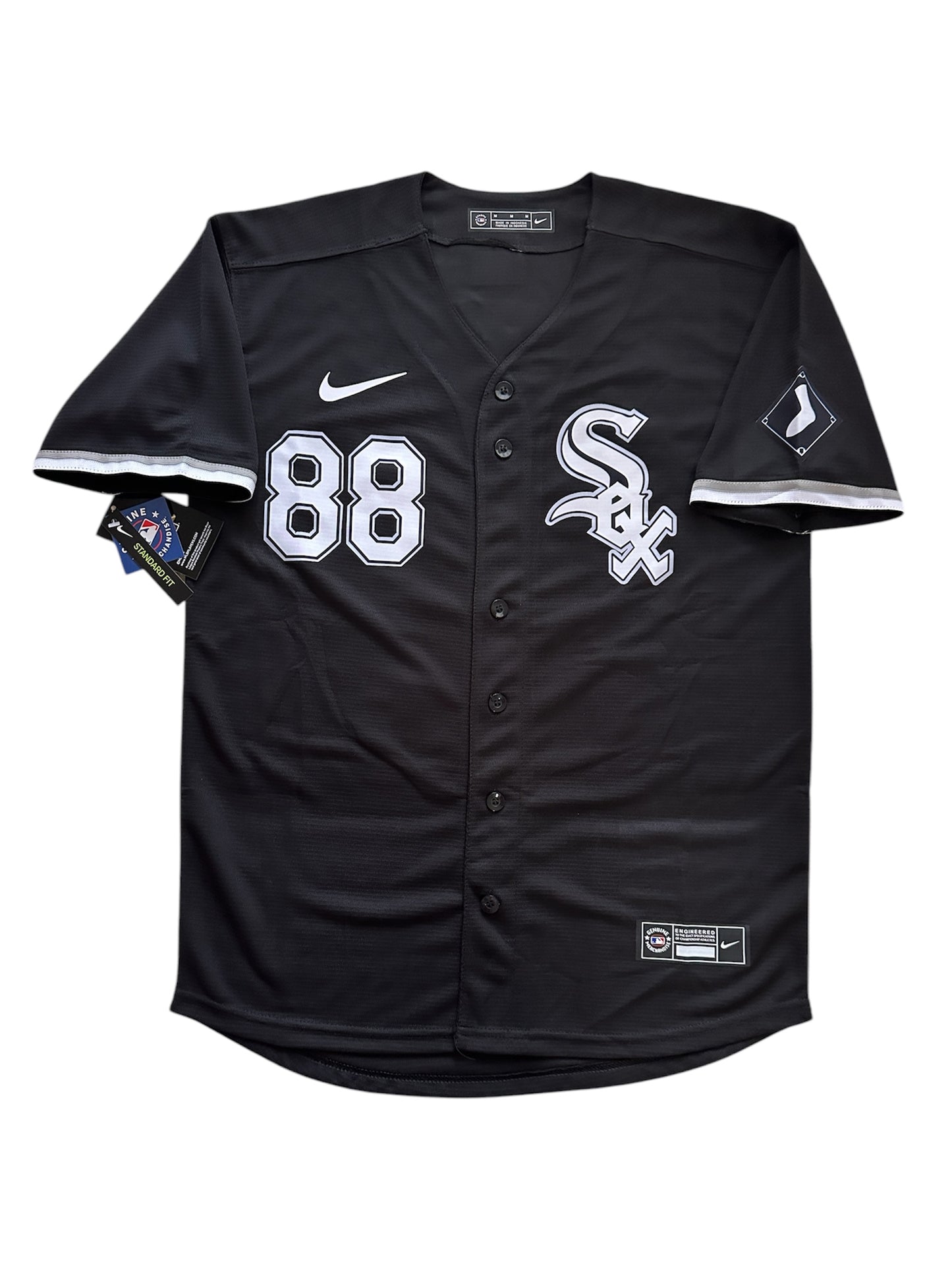 Chicago White Sox Luis Robert Jr #88 Baseball Jersey Black Men Size