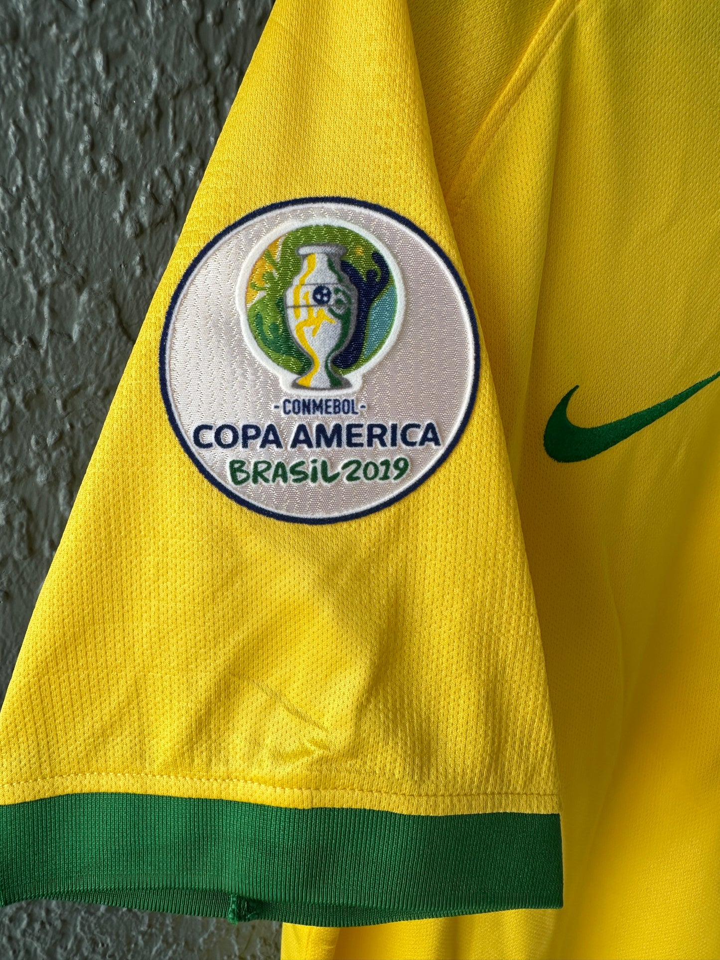 Brazil Dani Alves Jersey 2019 Final Amrican Cup