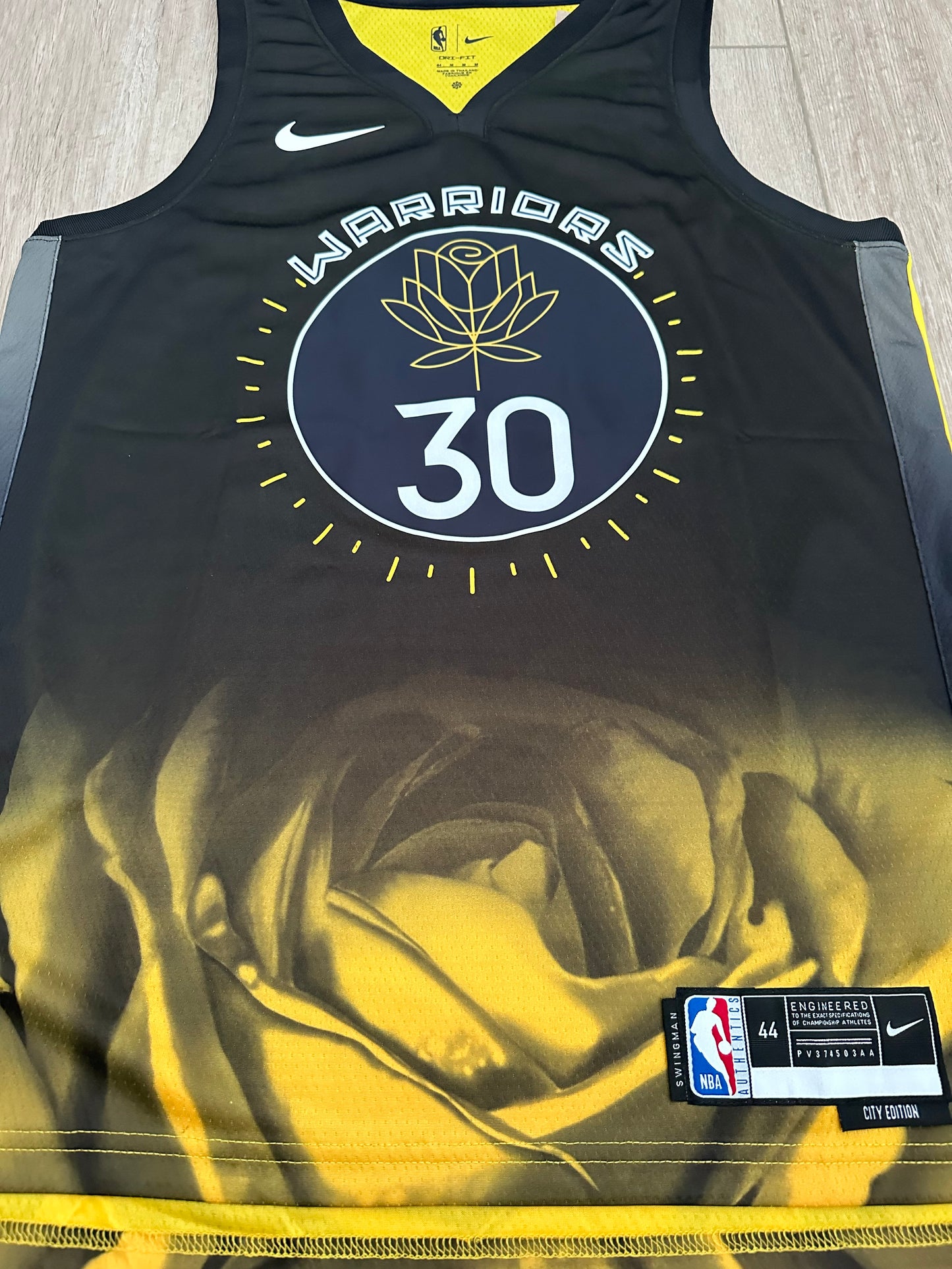 Golden State Warriors Stephen Curry City Edition Basketball Jersey Men