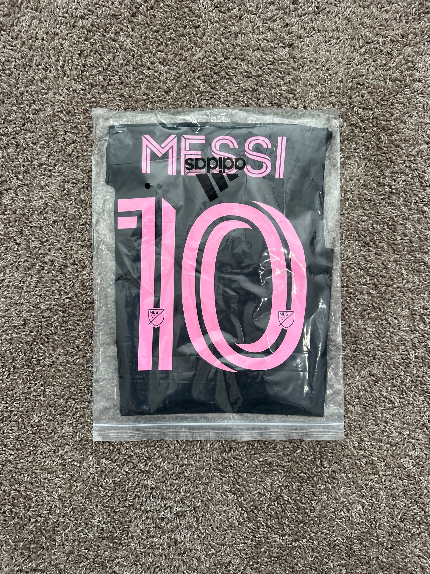 Soccer Jersey Inter Miami Away 2025 Black Lionel Messi #10 Shirt Men size Footba