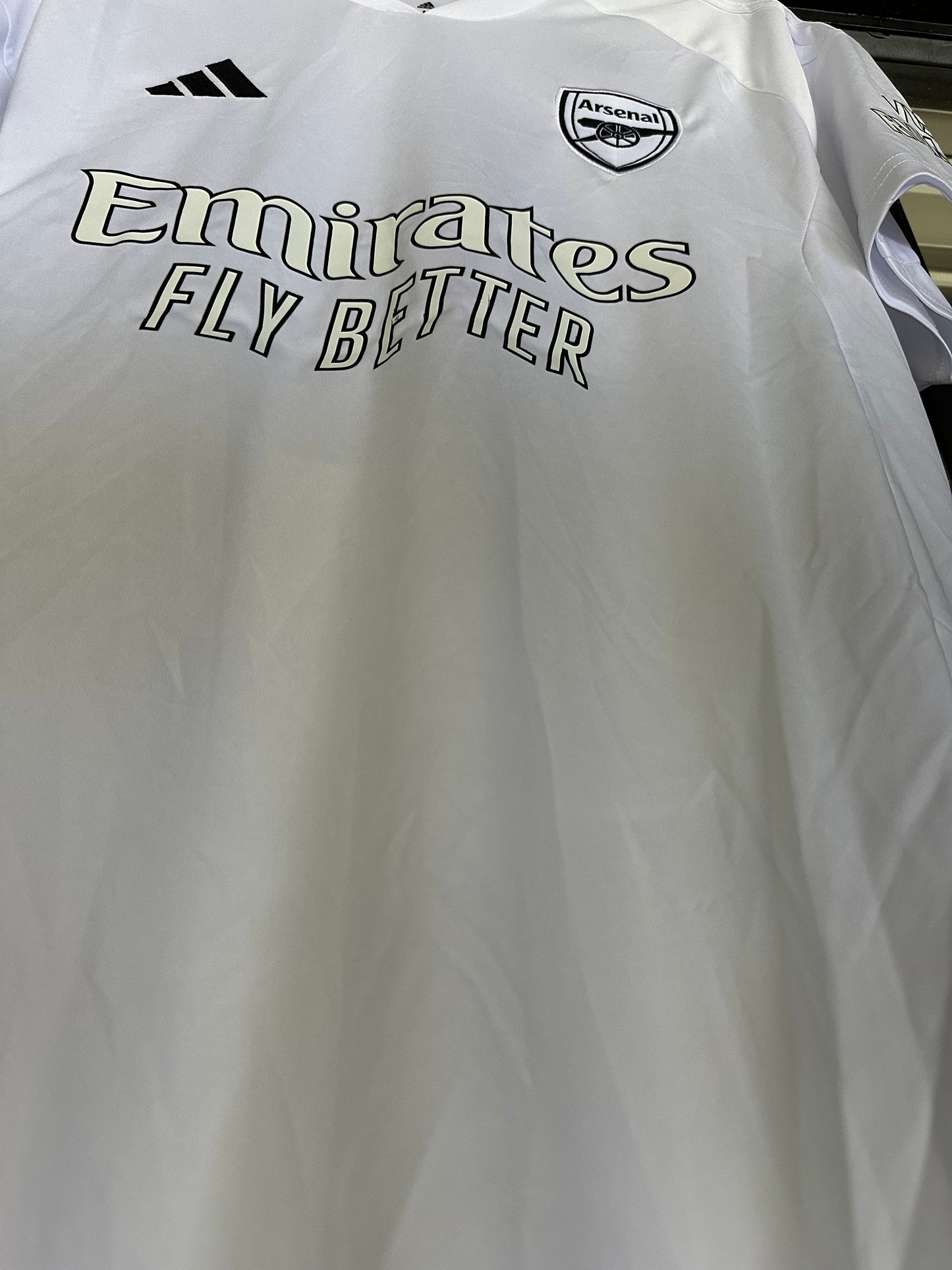 Arsenal Martin Odegaard #8 White Away Soccer Jersey 24/25 Men Size Shirt Club