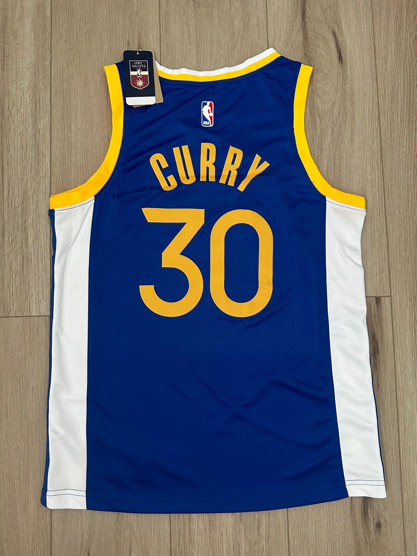 Golden State Warriors Stephen Curry #30 Blue Basketball Jersey Men Plus Team