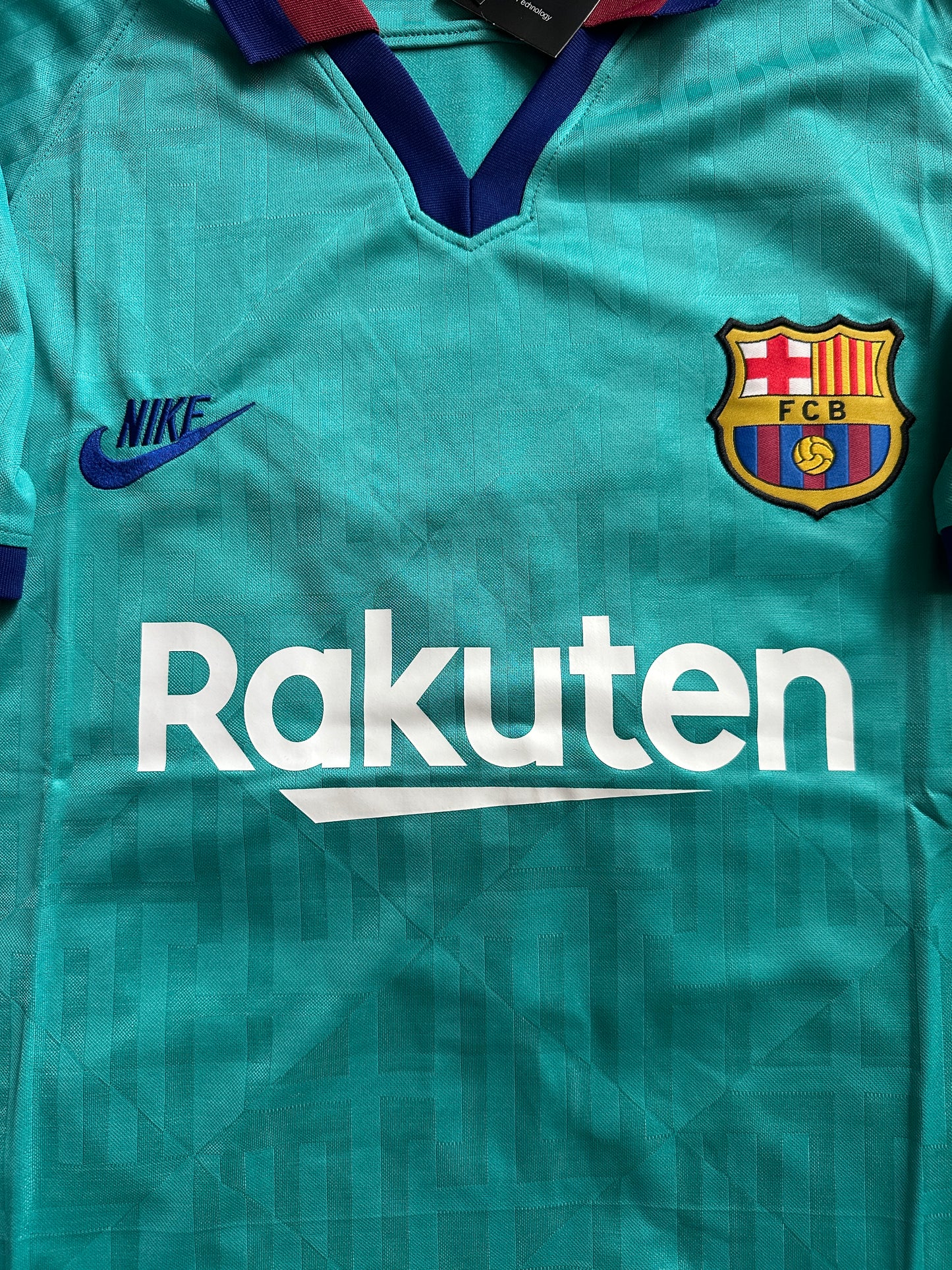 Barcelona 19/20 Messi Third Blue Soccer Jersey Men size