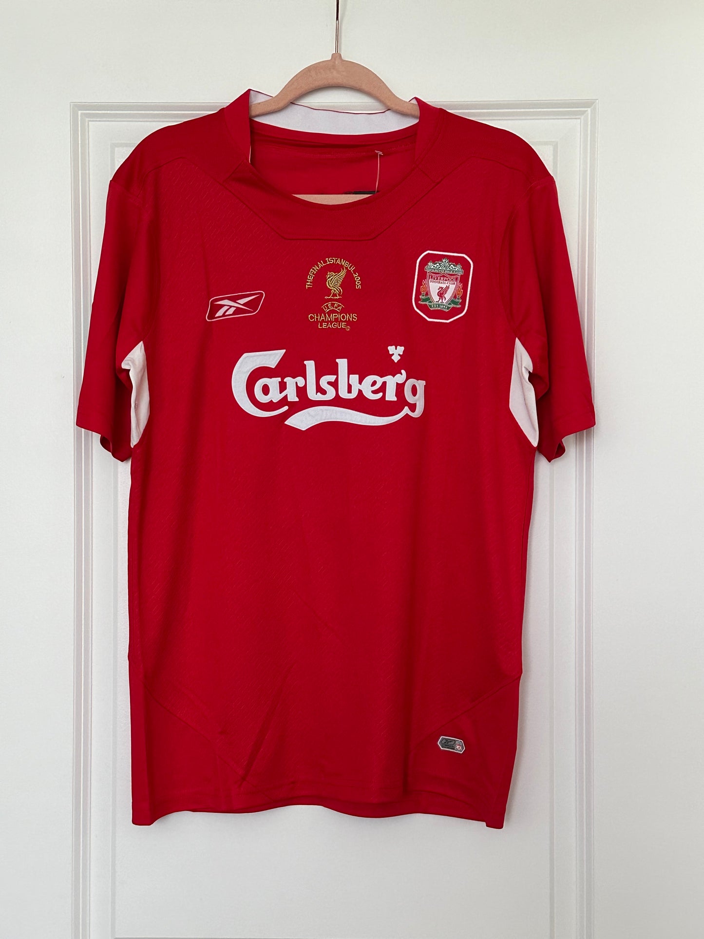 Liverpool Xabi Alonso Final 2005 Red Home Jersey