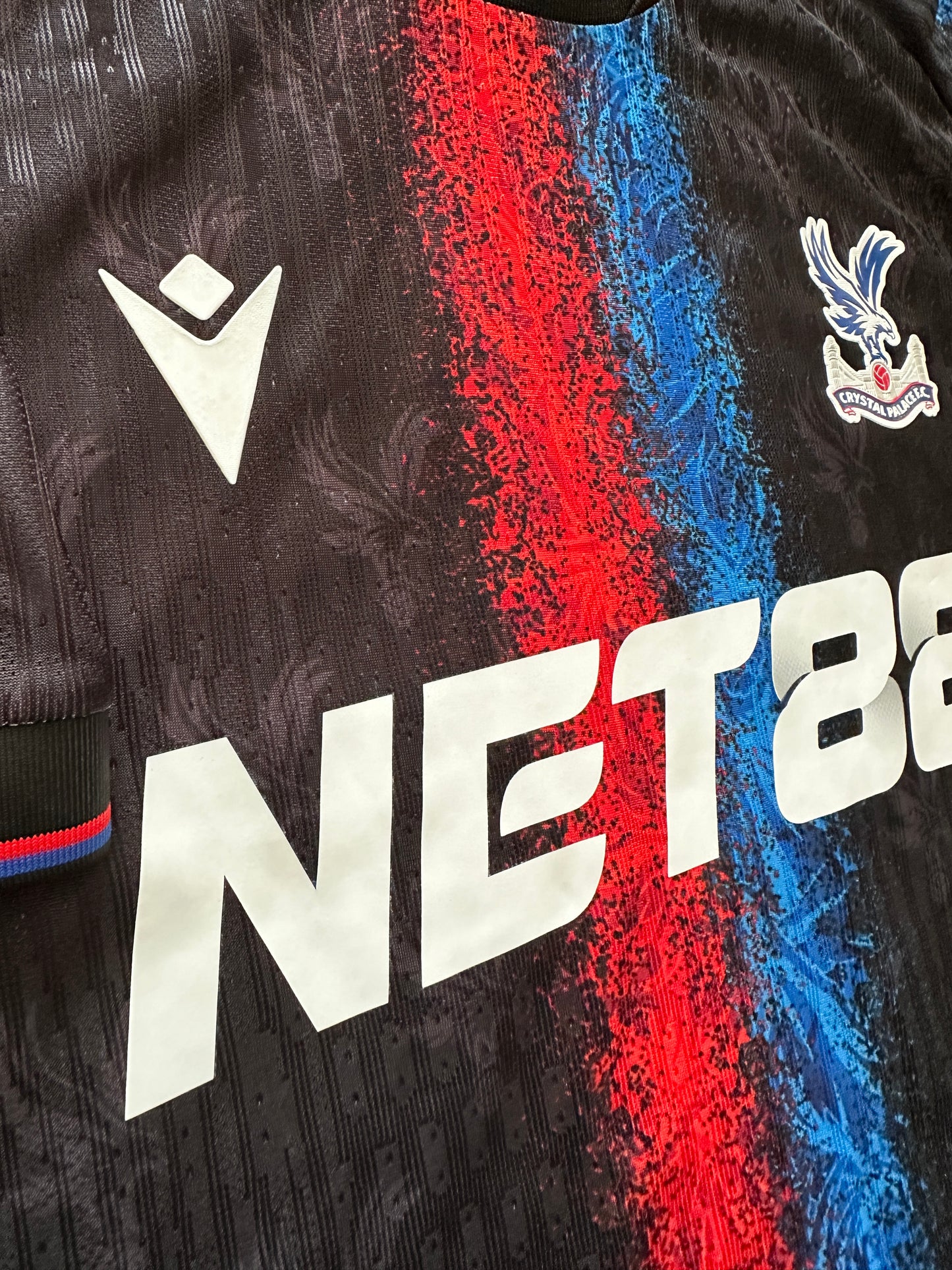 Crystal Palace 24/25 Away Black Soccer Jersey Eze #10 Player Version Premier