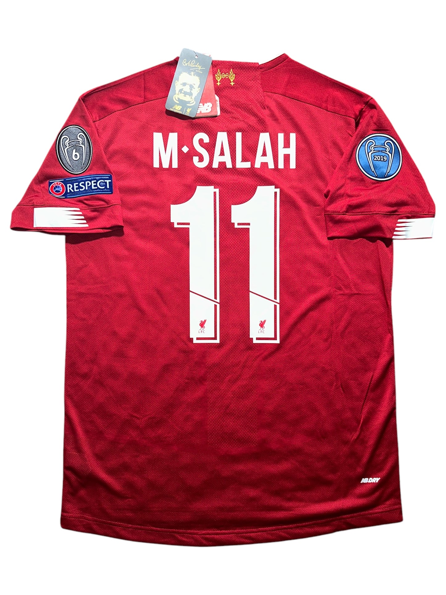 Liverpool M. Salah Soccer Jersey 2019 Red Home Men