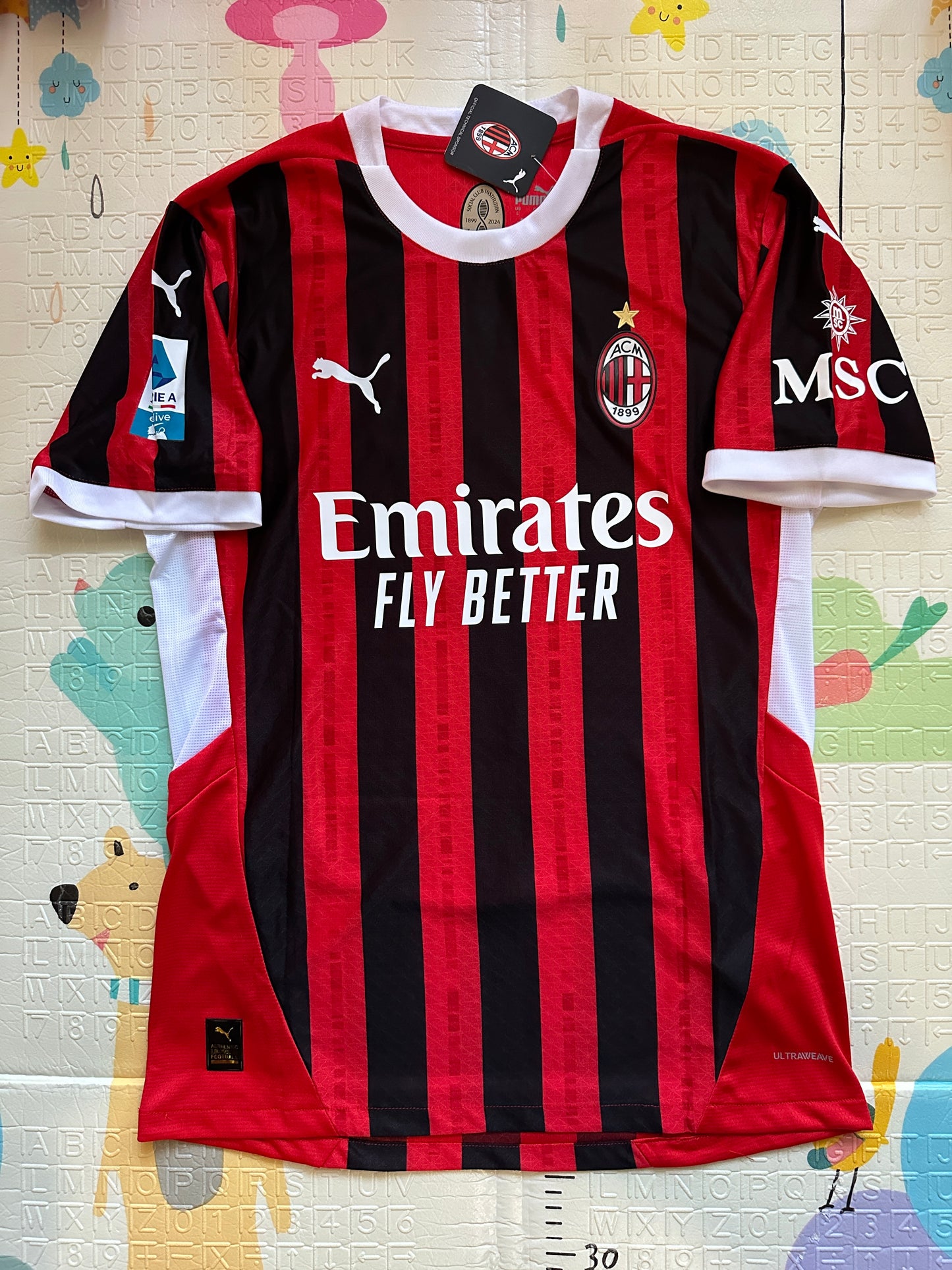 Milan Gimenez Soccer Jersey Red Men Size Player Version