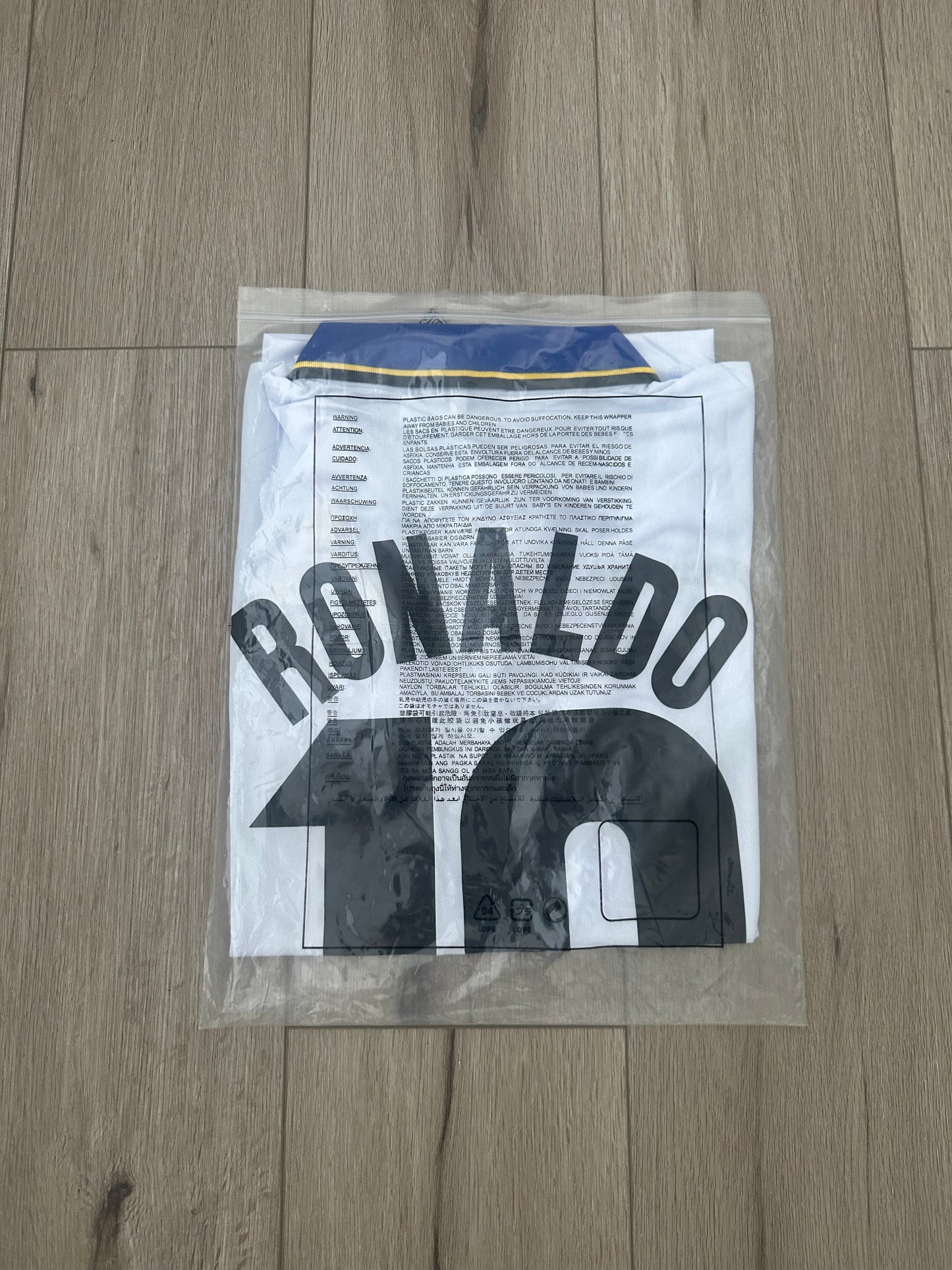 Inter Milan Ronaldo Nazario 1998 Away #10 Soccer Jersey Retro White Men size