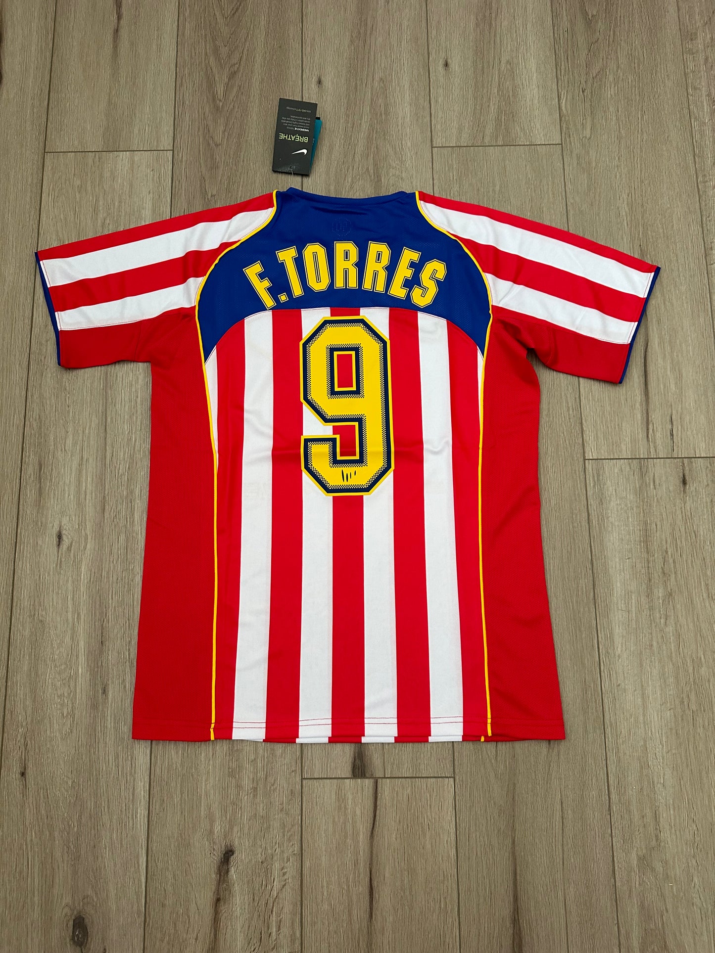 Fernando Torres Soccer Jersey Retro 04/05 Atletico Spider Man #9 Home retro Men