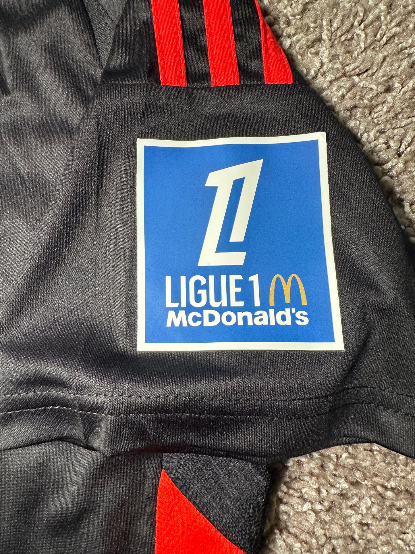 Lyon 2024/25 Juninho #8 Black Away Jersey Men size