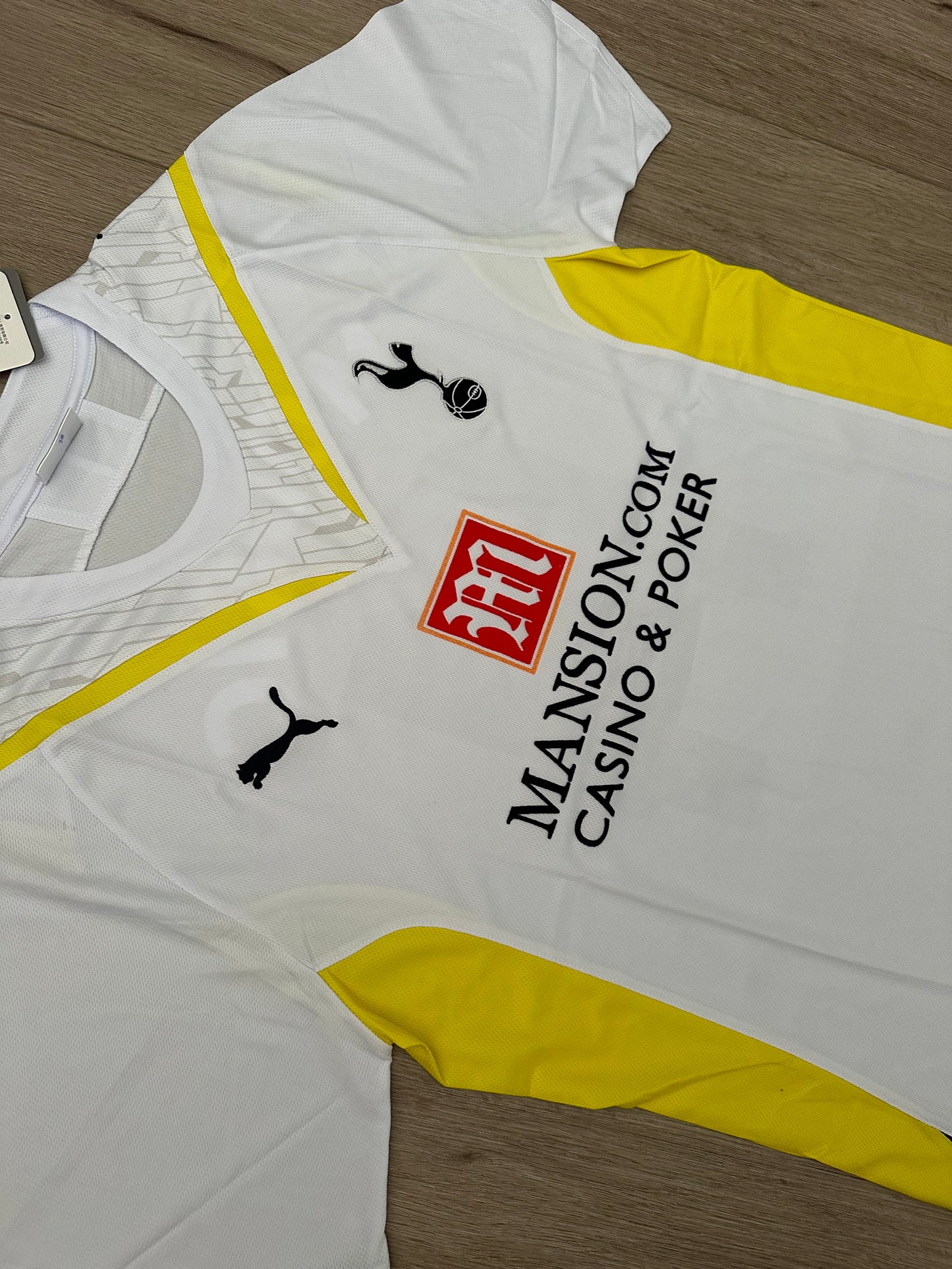 Tottenham Spurs Luka Modric #14 Retro Jersey 2009/10 Home White shirt Men Size