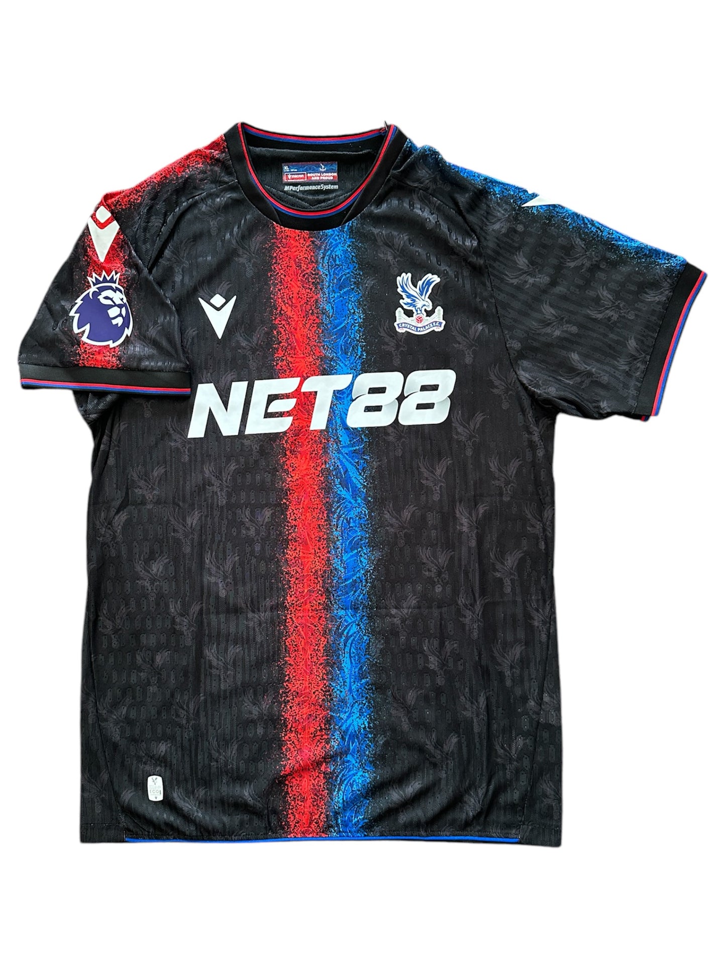 Crystal Palace 24/25 Away Black Soccer Jersey Eze #10 Player Version Premier