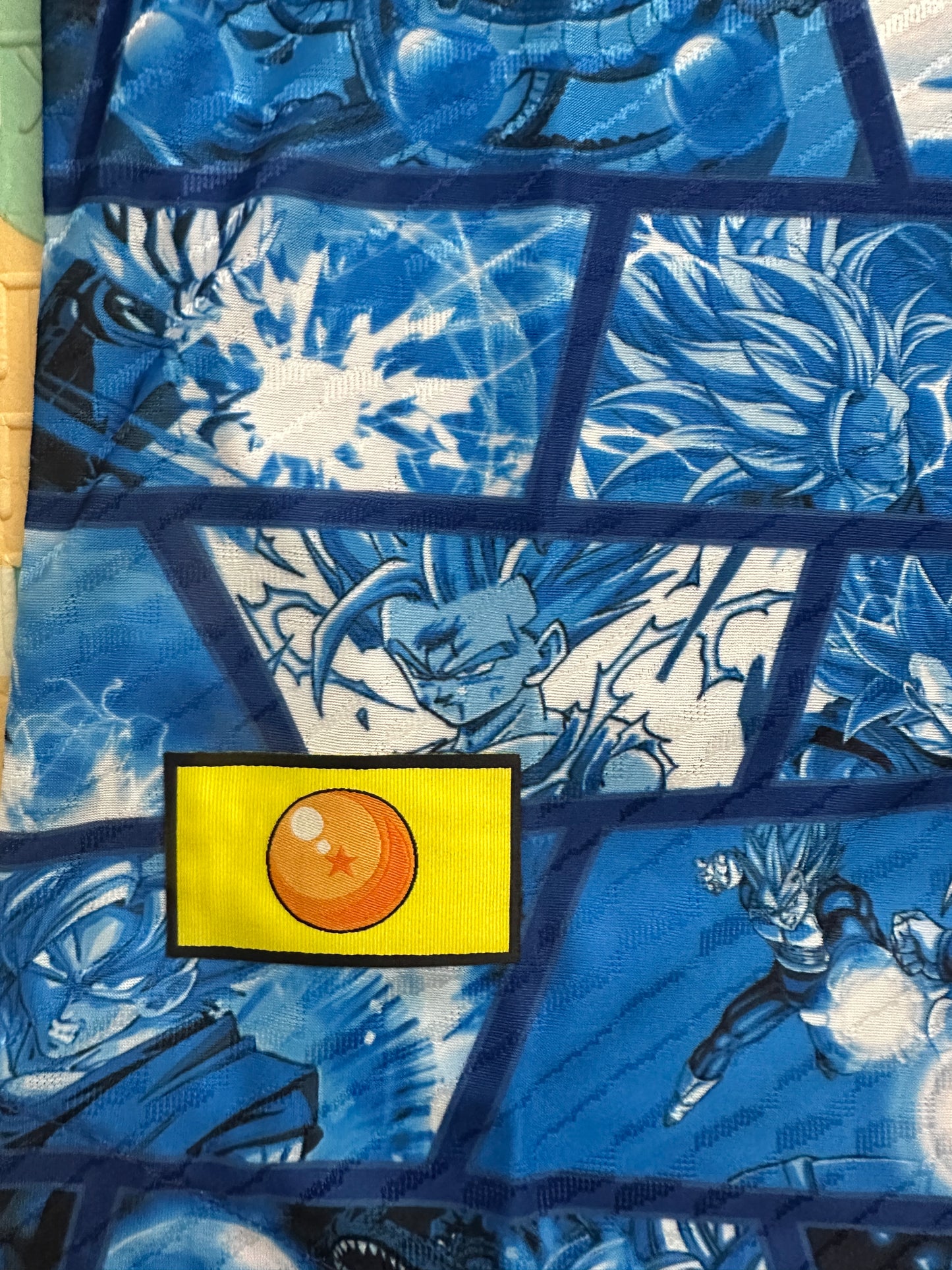 Japan Dragon Ball Z Soccer Jersey Blue Special Edition Anime Men Size Shirt