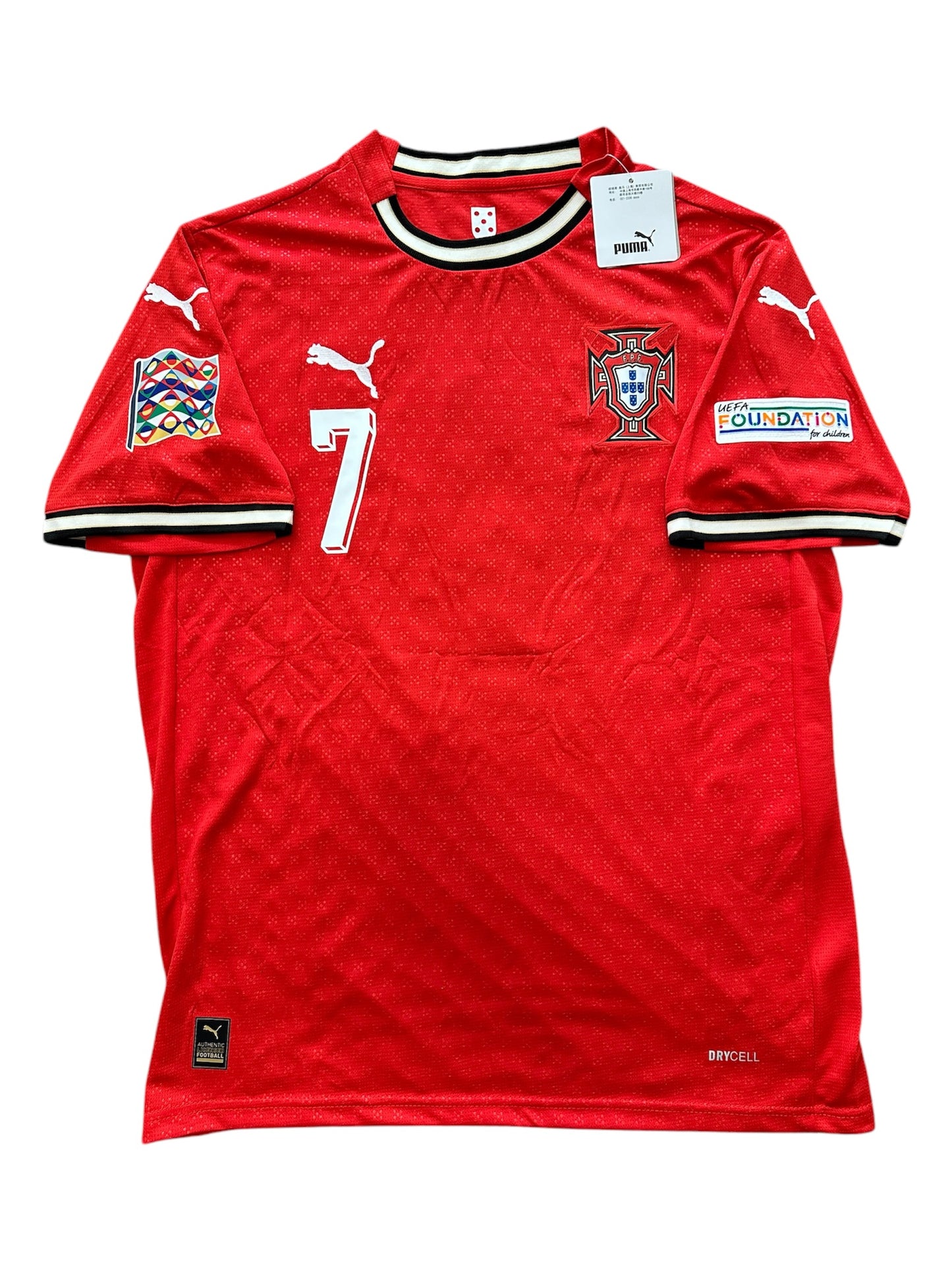 Portugal Cristiano Ronaldo 2025 Jersey Puma Edition Red Men Size