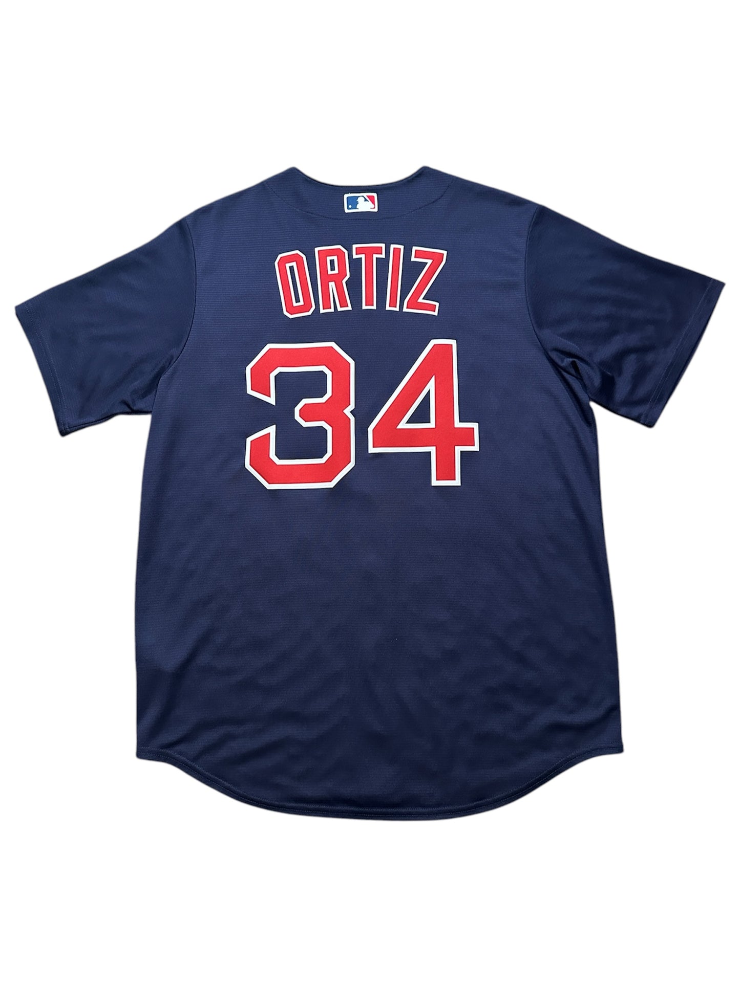 Boston Red Sox David Ortiz #34 Baseball Jersey Navy Men Size T-shirtrt