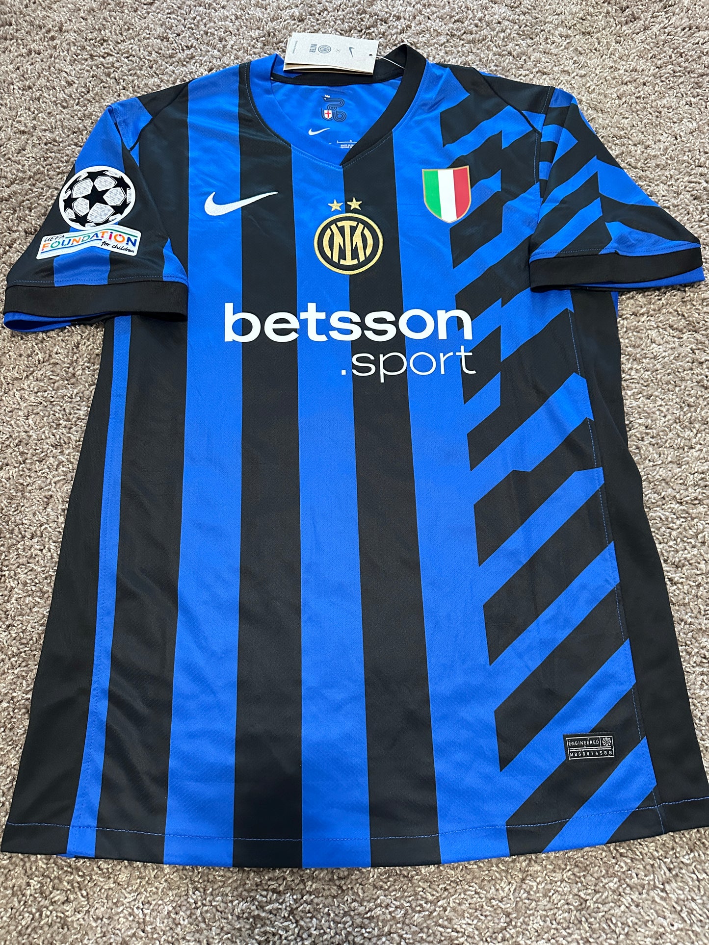 Lautaro Martinez Soccer Jersey Inter Milan Home Blue 2024/25 #10 Shirt men