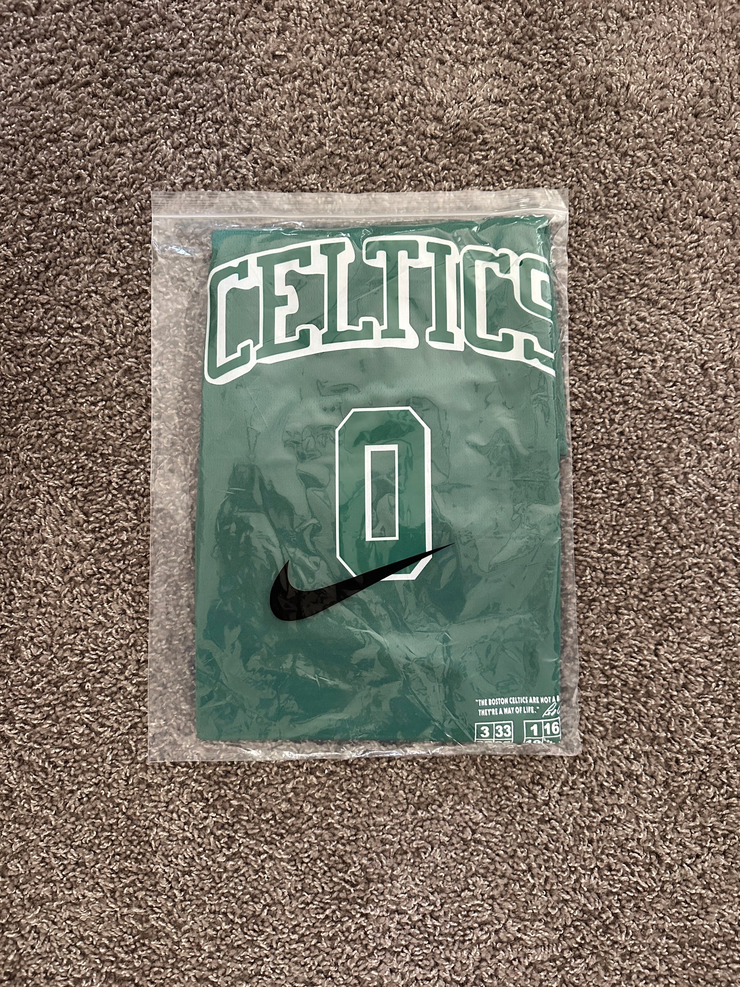 Boston Celtics Jayson Tatum Retro Basketball Jersey Green Men Size