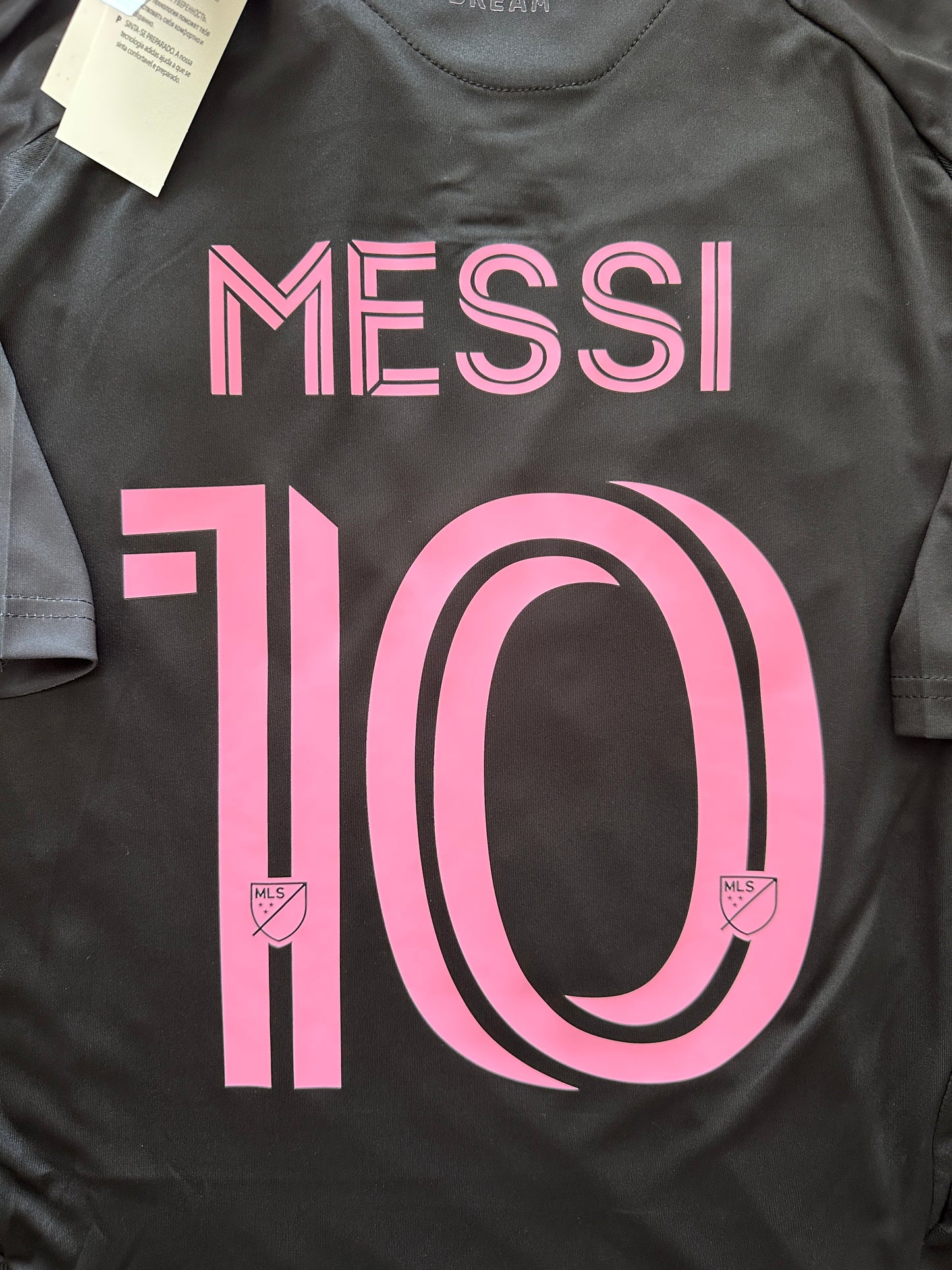 Soccer Jersey Inter Miami Away 2025 Black Lionel Messi #10 Shirt Men size Footba