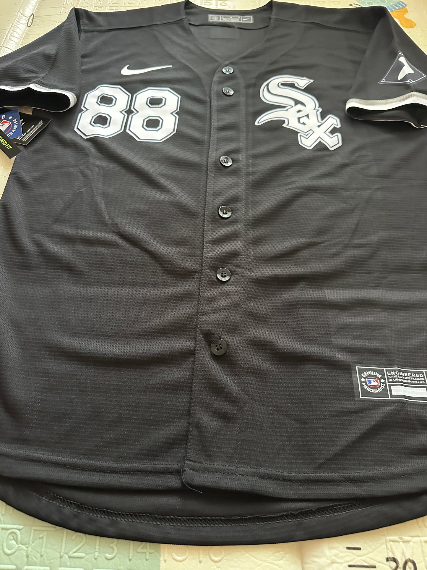 Chicago White Sox Luis Robert Jr #88 Baseball Jersey Black Men Size
