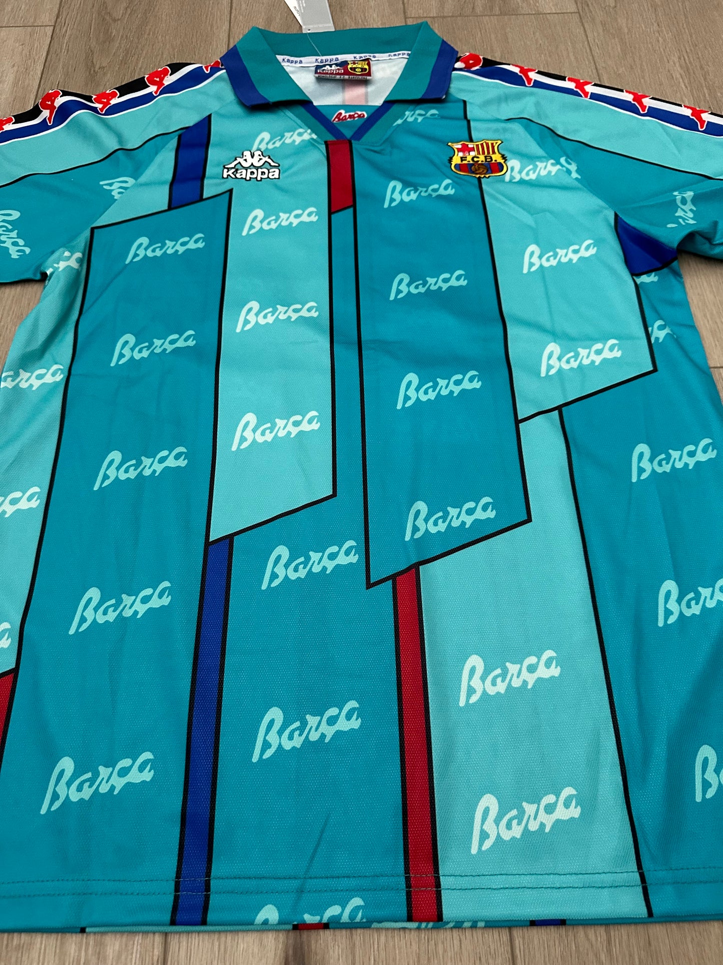Barcelona 96/97 Luis Enrique #21 Retro Away Jersey Blue Men’s Size