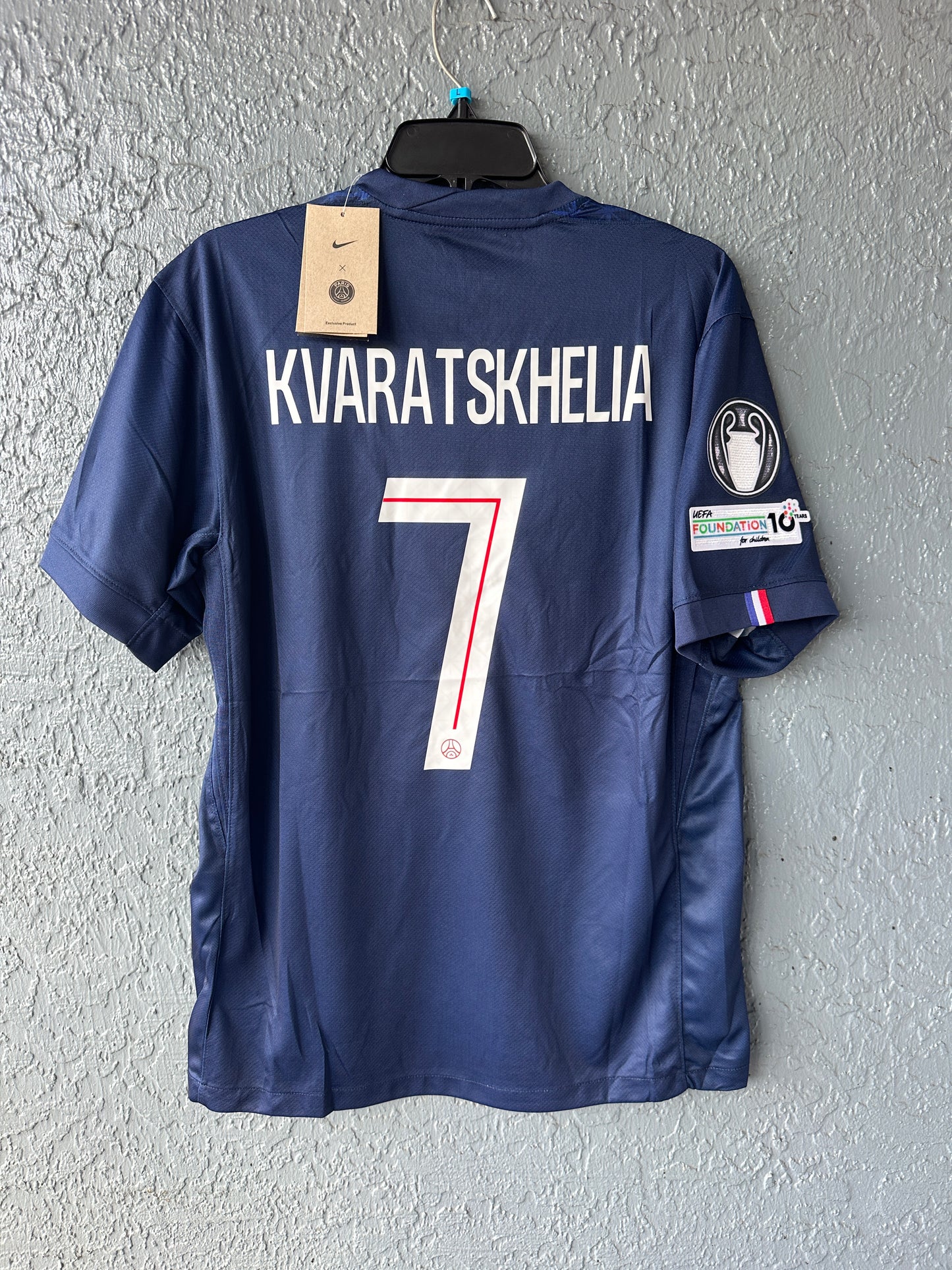 PSG KVARATSKHELIA #7 Home Blue 2025/26 Fifa Club World Cup 2025 Soccer Jersey Men