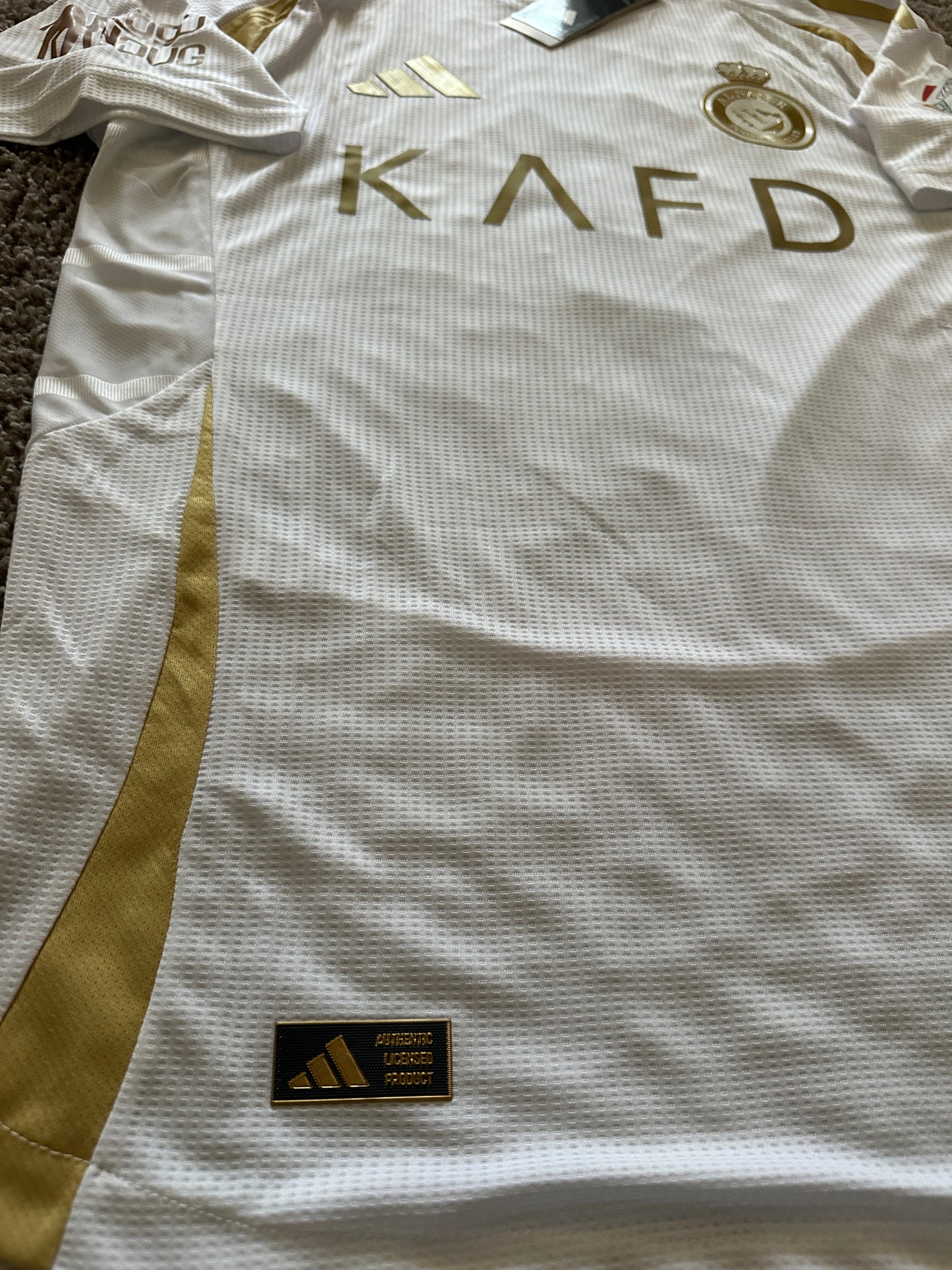 Al-Nassr Cristiano Ronaldo Soccer Jersey White #7 shirt 24/25 Men