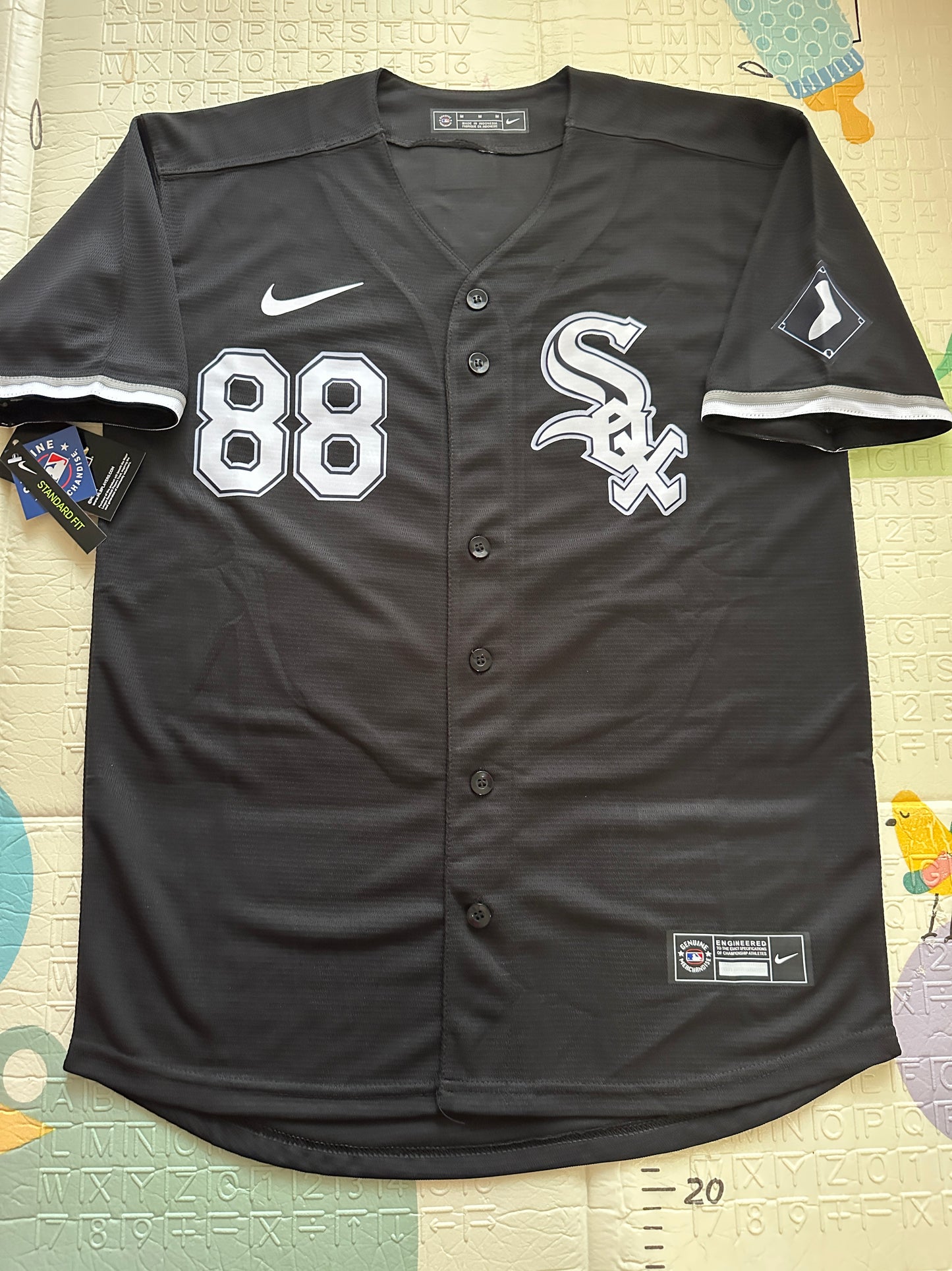 Chicago White Sox Luis Robert Jr #88 Baseball Jersey Black Men Size