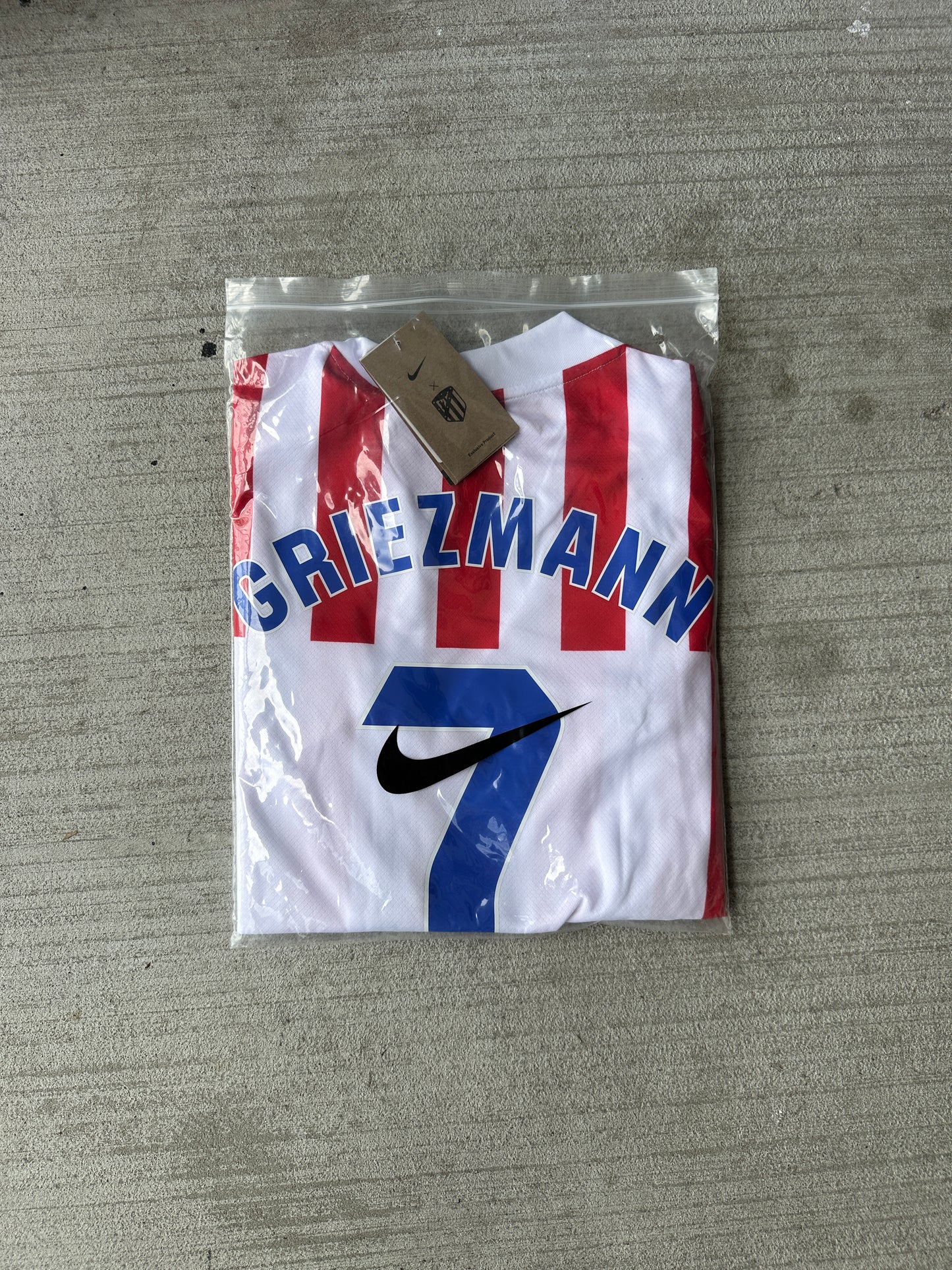 Atletico Madrid 2025/26 Home Jersey Antoine Griezmann #7 Red Men’s Soccer Size
