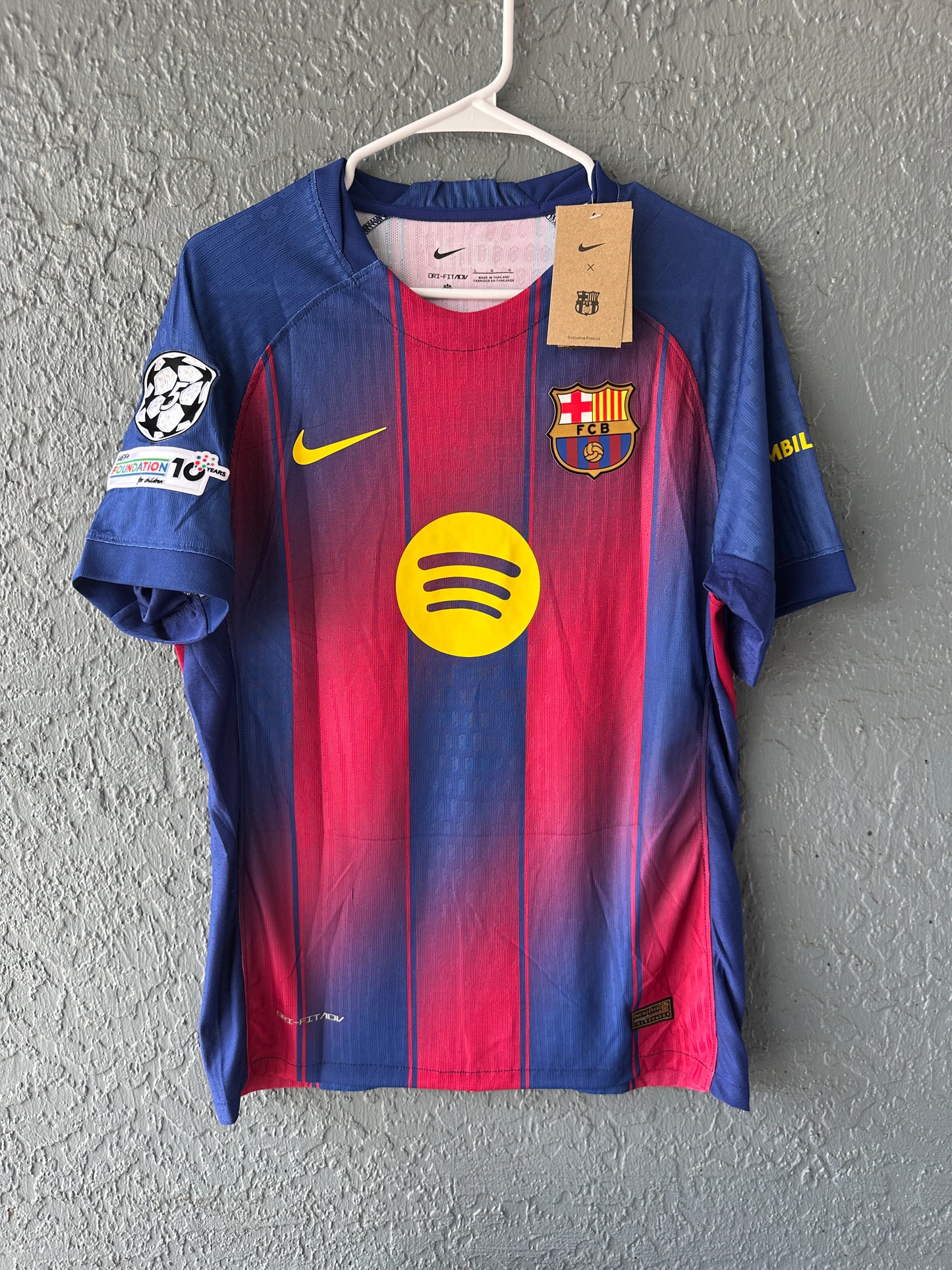 Barcelona Lamine Yamal 2025/26 Home Jersey Player Version
