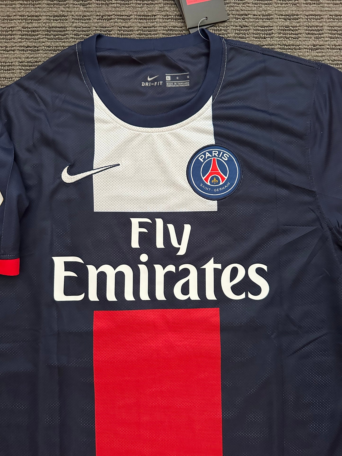 David Beckham #32 PSG Retro Soccer Jersey 13/14 Home Blue Men’s Shirt