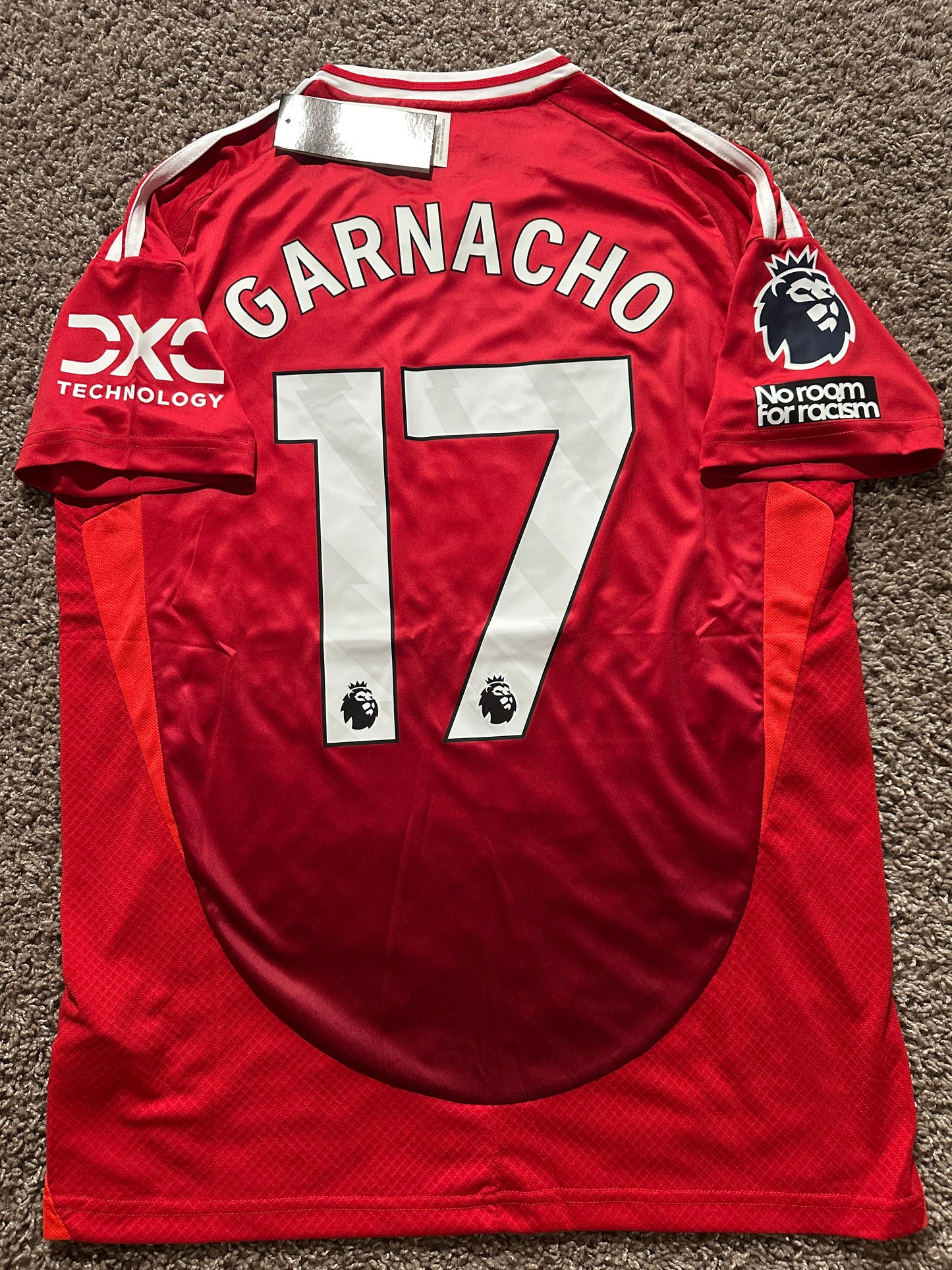 Manchester United 24/25 Home Soccer Jersey Red Garnacho 17 Premier