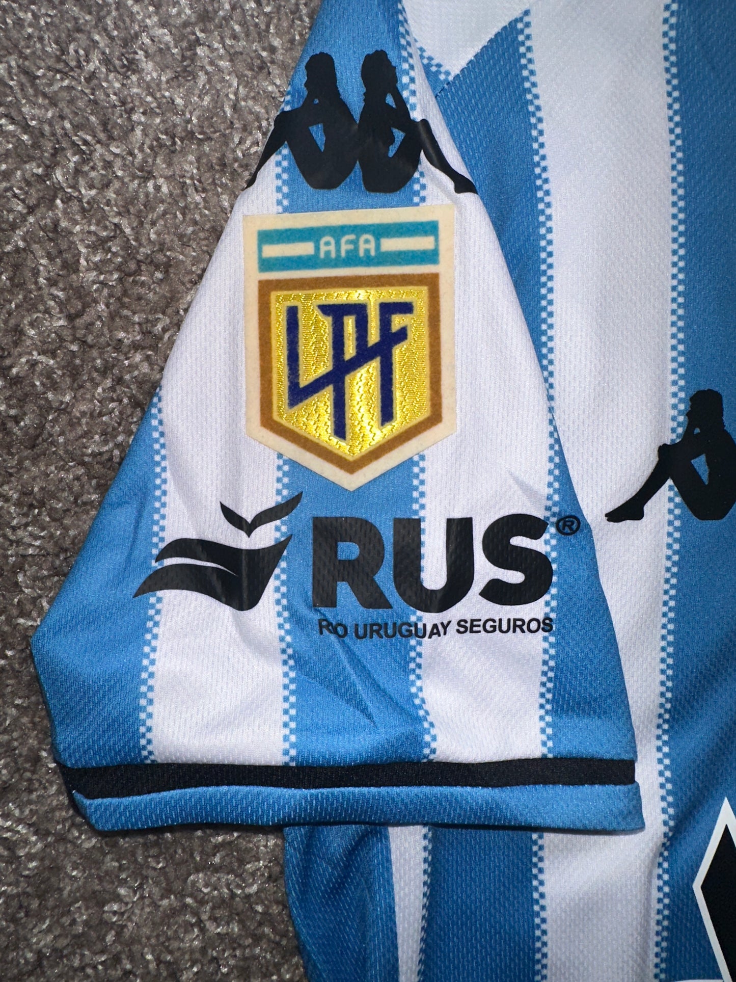 Racing Quintero Jersey Home Blue #8 Player Version Men size