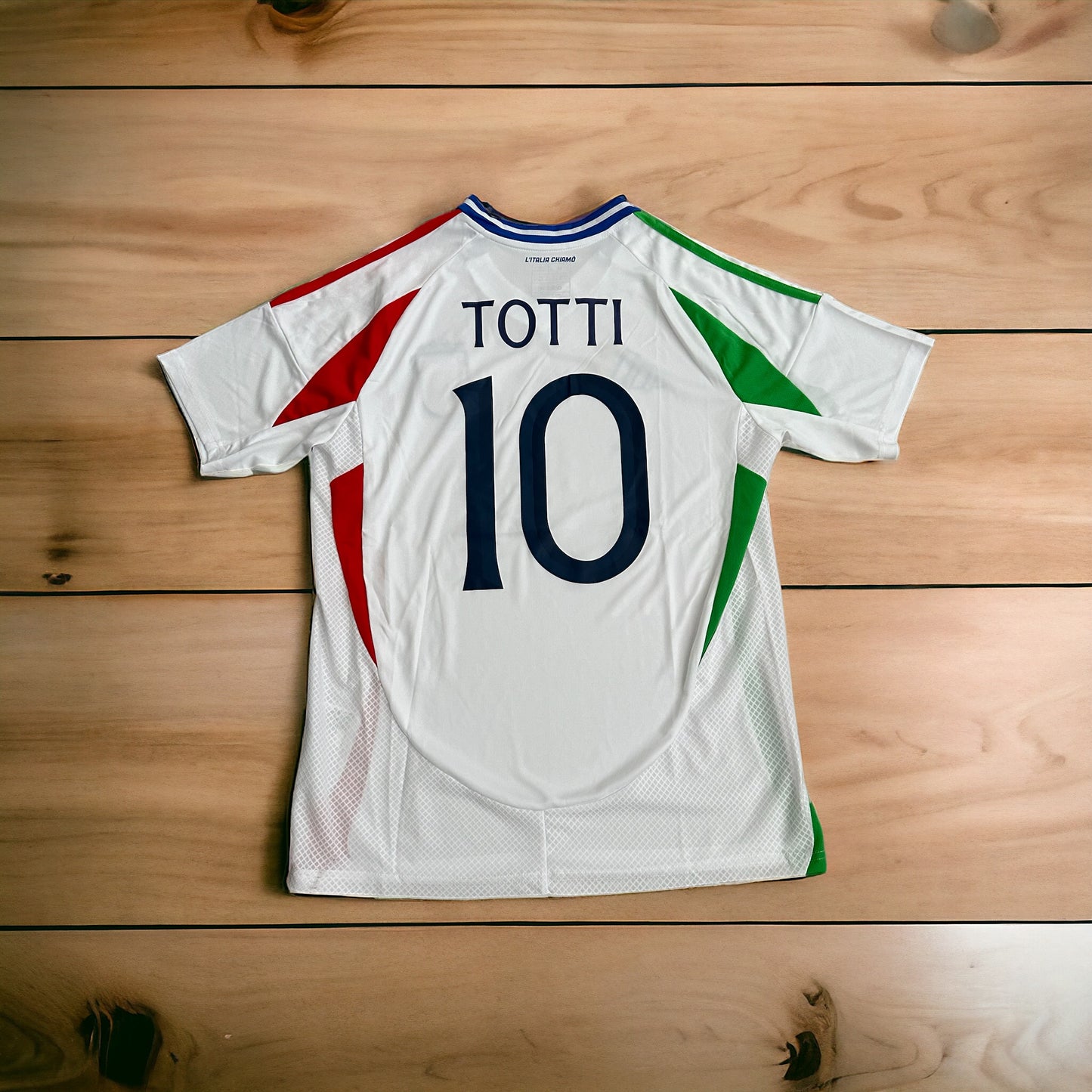 Soccer Jersey Italy Francesco Totti 10 Away White 2024 Euro Football Men Size