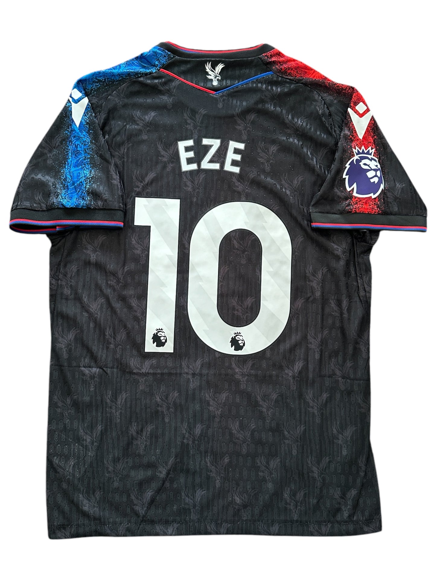 Crystal Palace 24/25 Away Black Soccer Jersey Eze #10 Player Version Premier