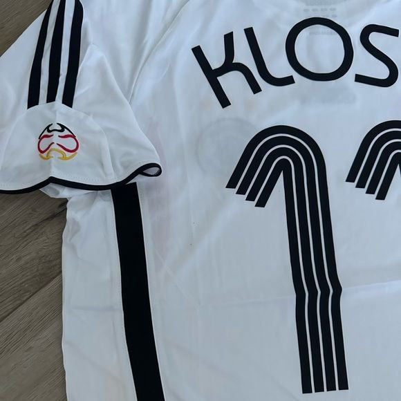 Germany Miroslav Klose 2006 Soccer Jersey Home FWC #11 size white Men Football