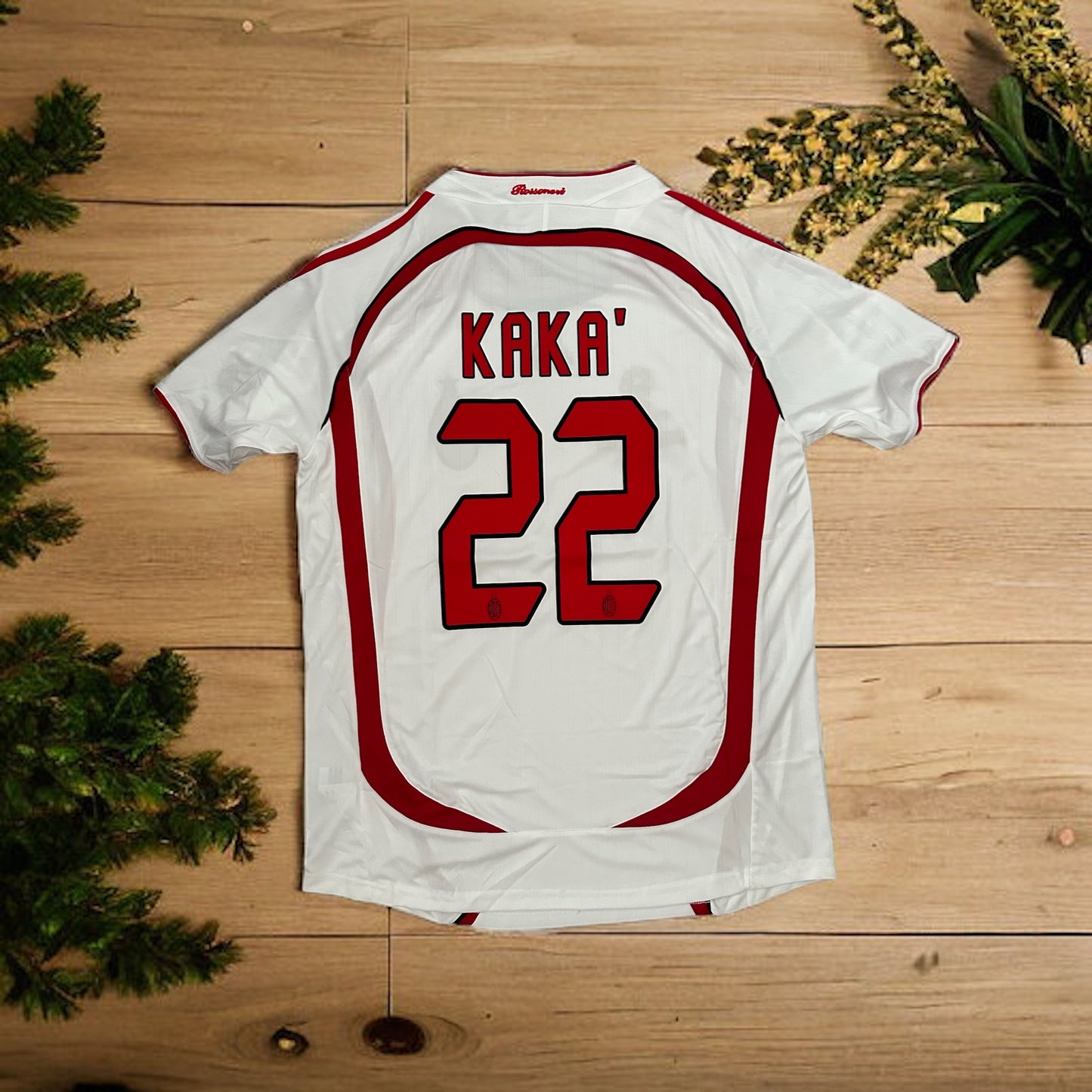 Milan Retro 2007 Ricardo Kaka #22 Soccer Jersey Final’s UCL White Men Shirt