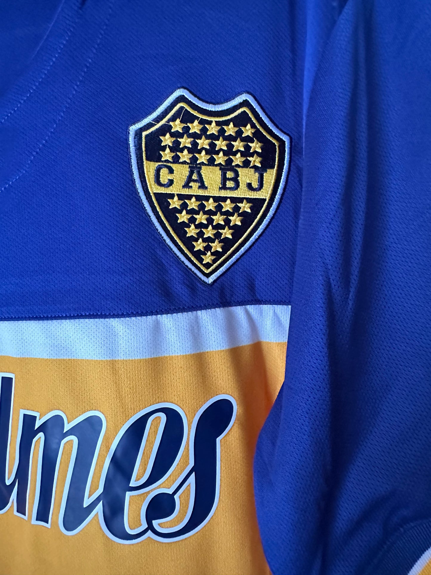 Maradona #10 Boca Juniors Soccer Jersey 96/97 Retro Home Blue Men Size Shirt